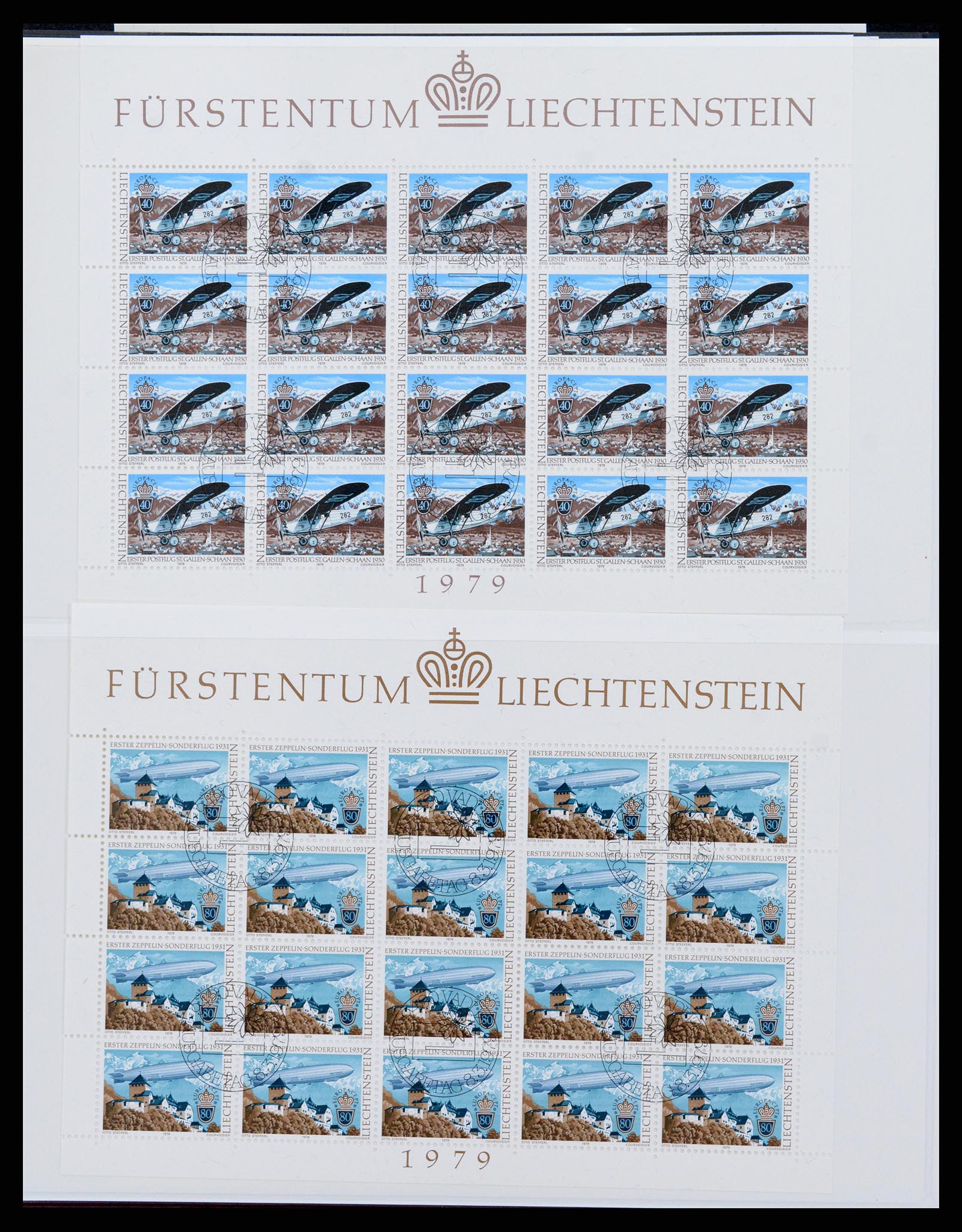 37293 083 - Postzegelverzameling 37293 Liechtenstein 1912-2003.