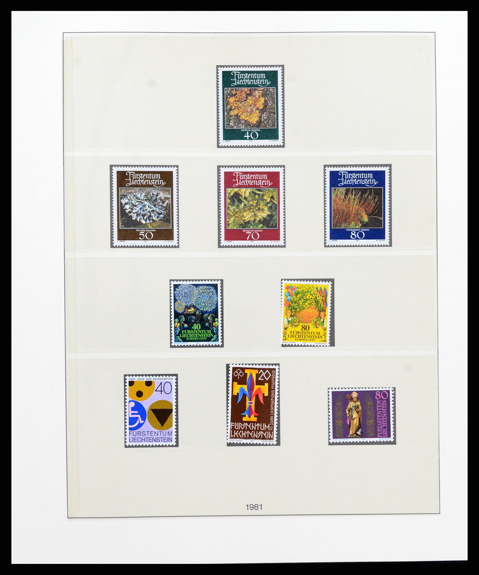 37293 092 - Postzegelverzameling 37293 Liechtenstein 1912-2003.