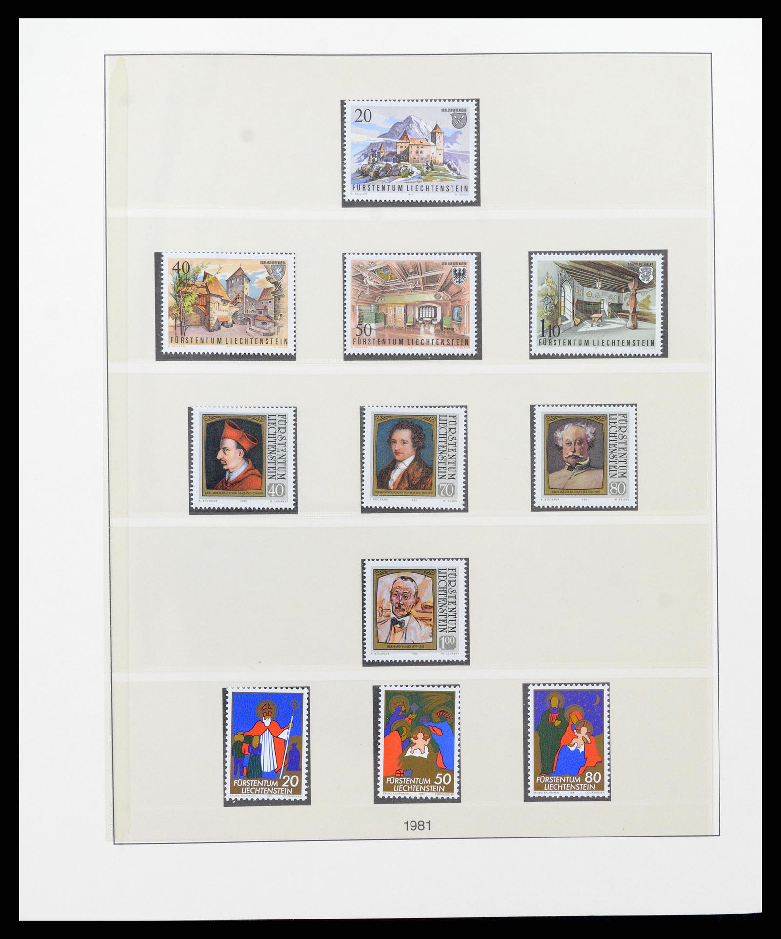 37293 093 - Postzegelverzameling 37293 Liechtenstein 1912-2003.
