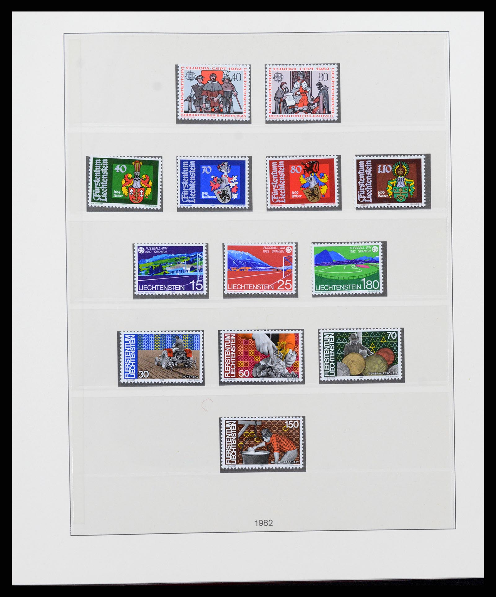 37293 094 - Stamp collection 37293 Liechtenstein 1912-2003.
