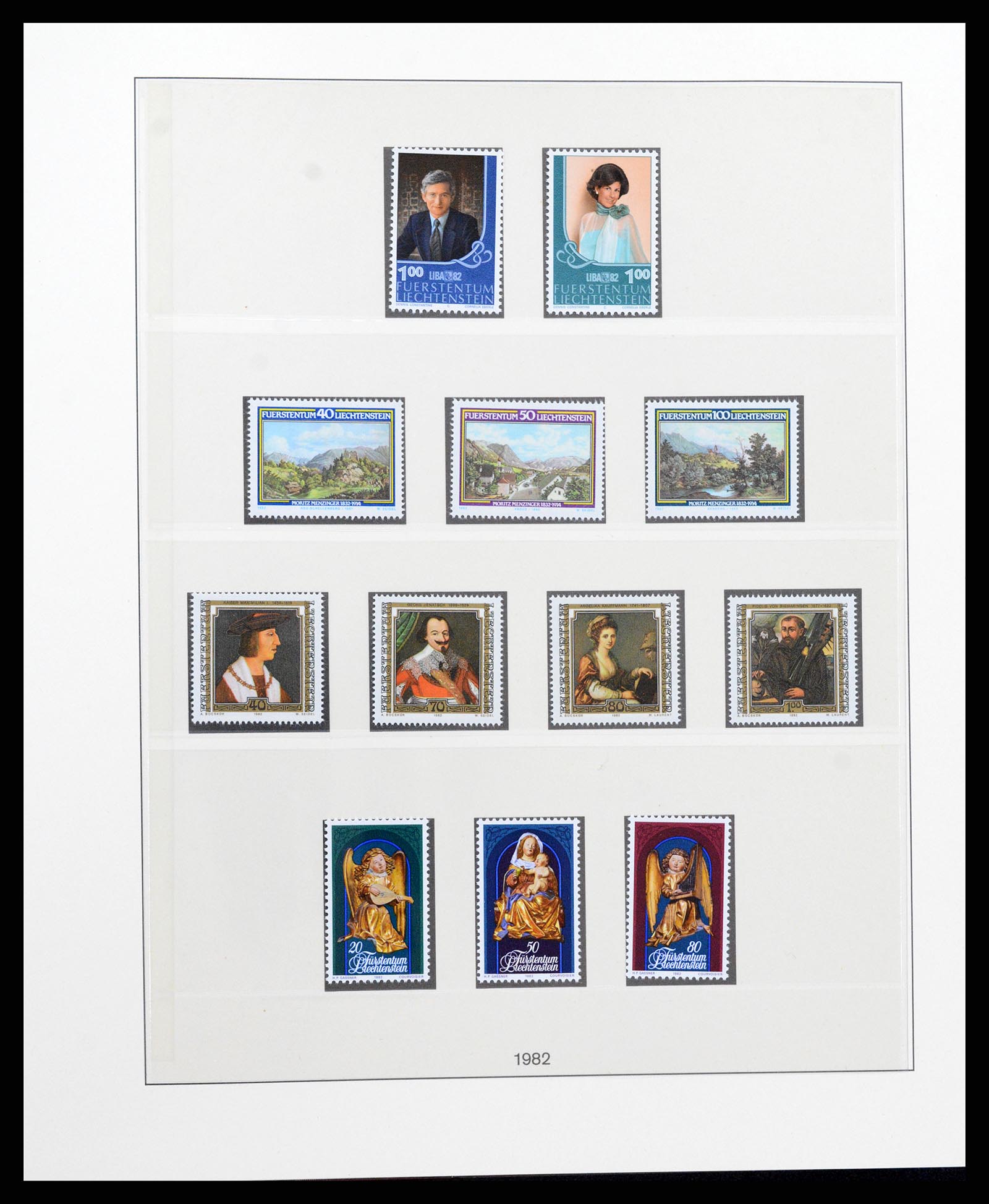 37293 096 - Postzegelverzameling 37293 Liechtenstein 1912-2003.