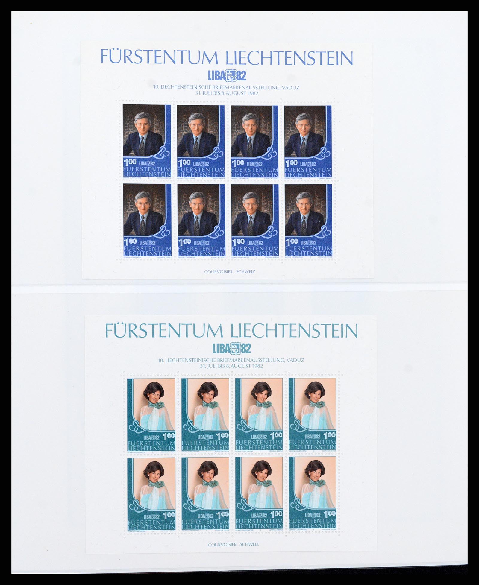 37293 097 - Postzegelverzameling 37293 Liechtenstein 1912-2003.