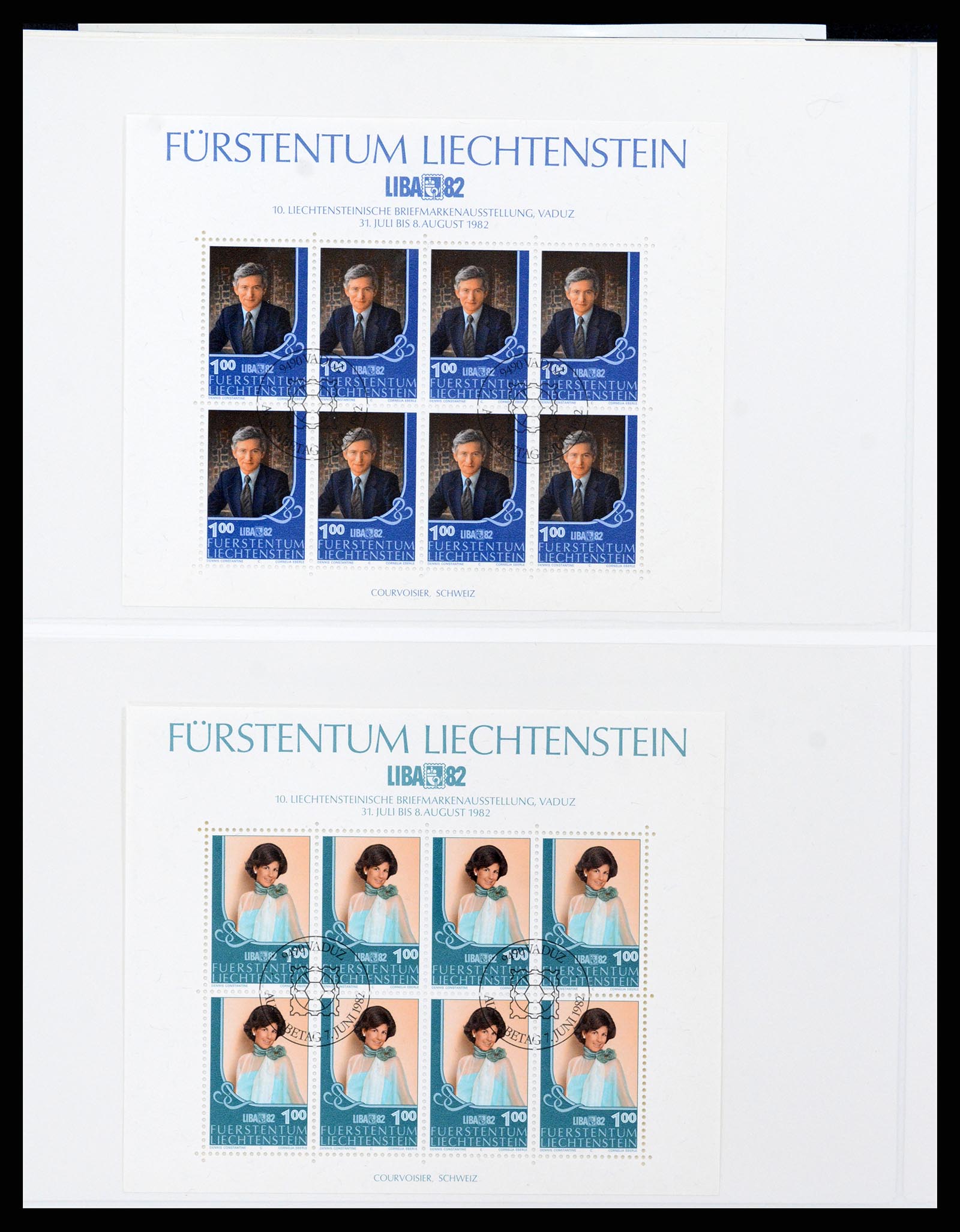 37293 098 - Stamp collection 37293 Liechtenstein 1912-2003.