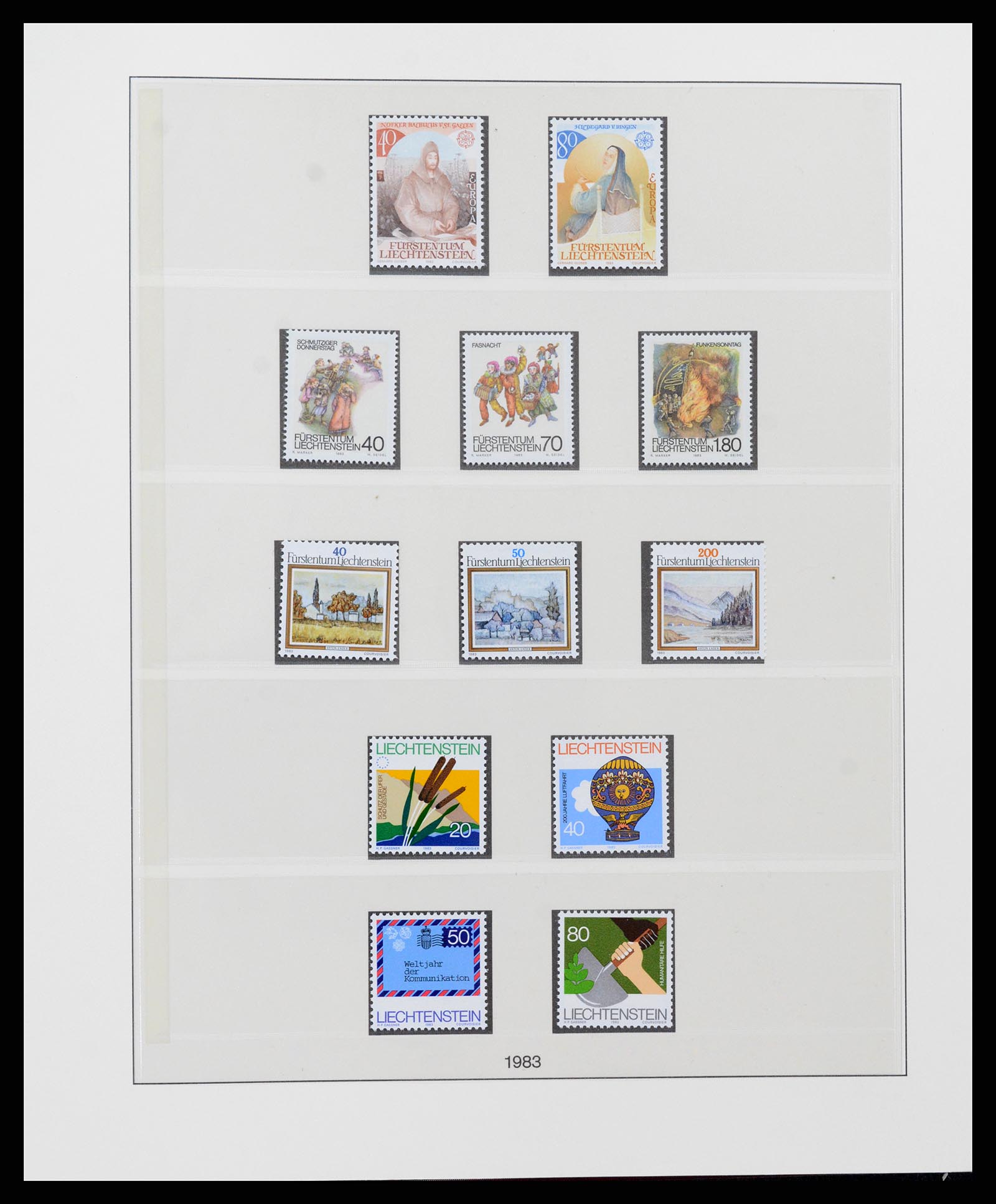 37293 099 - Postzegelverzameling 37293 Liechtenstein 1912-2003.
