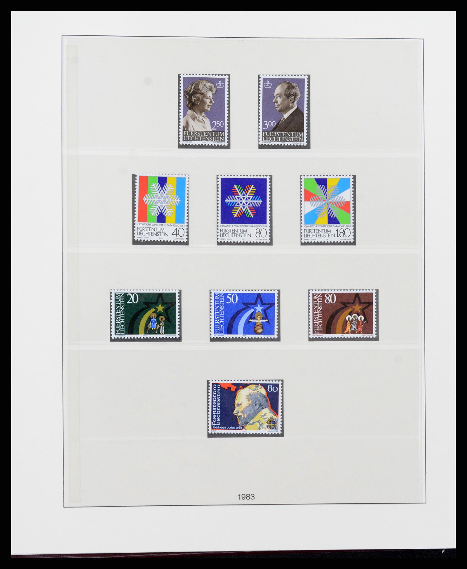 37293 100 - Stamp collection 37293 Liechtenstein 1912-2003.