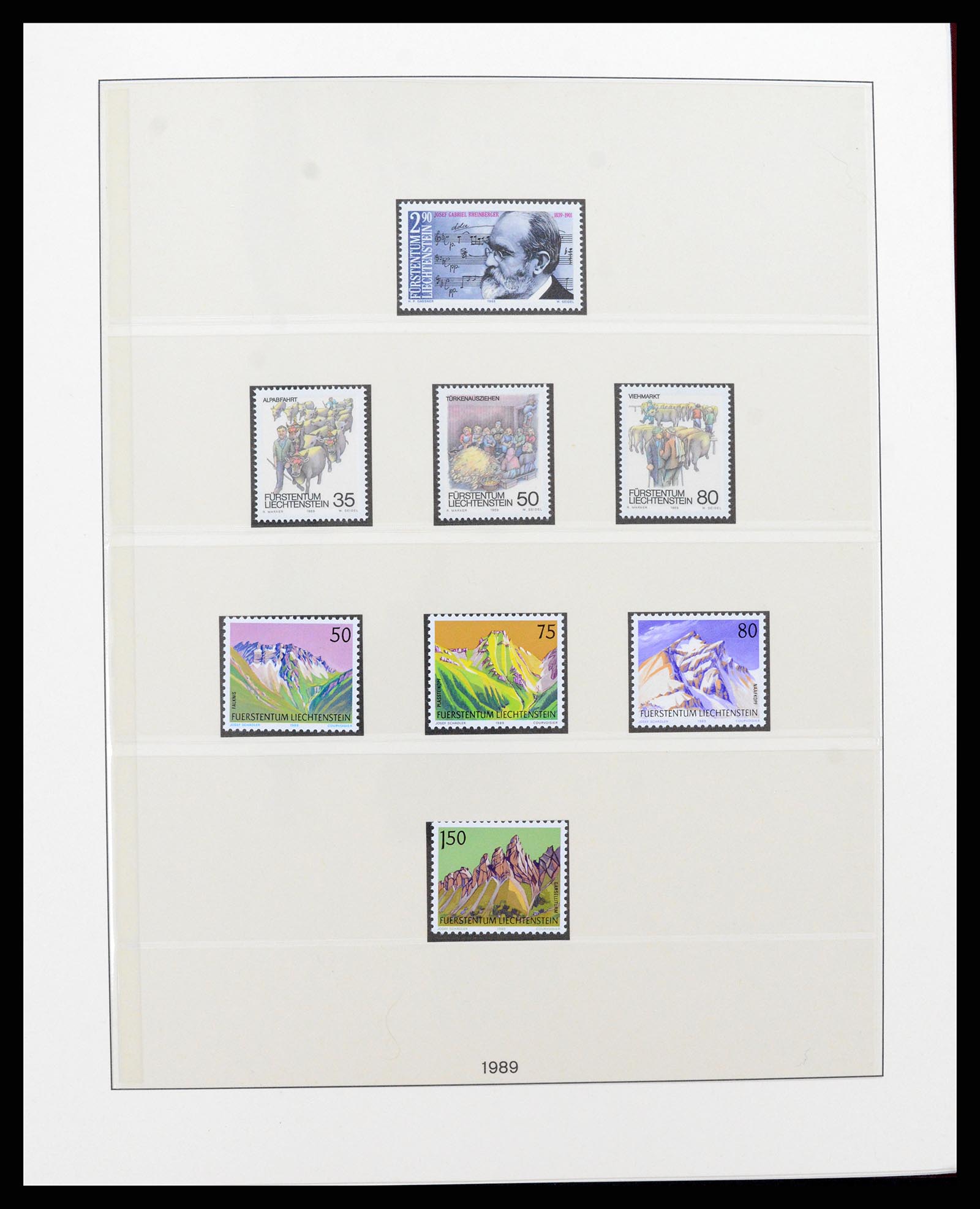 37293 121 - Postzegelverzameling 37293 Liechtenstein 1912-2003.