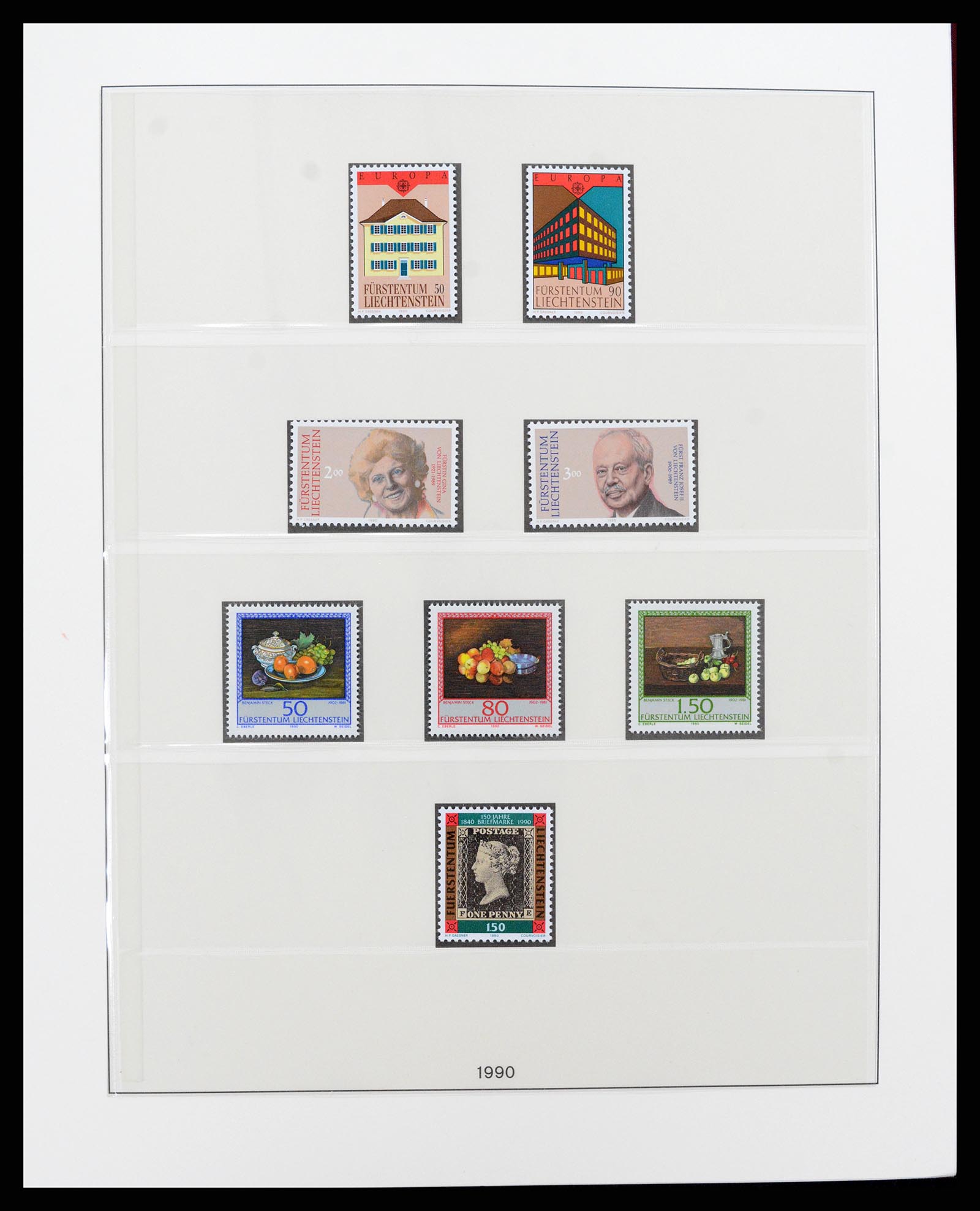 37293 123 - Postzegelverzameling 37293 Liechtenstein 1912-2003.