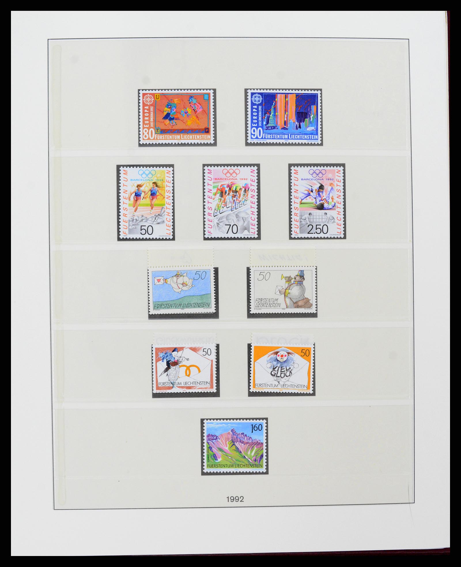 37293 128 - Postzegelverzameling 37293 Liechtenstein 1912-2003.