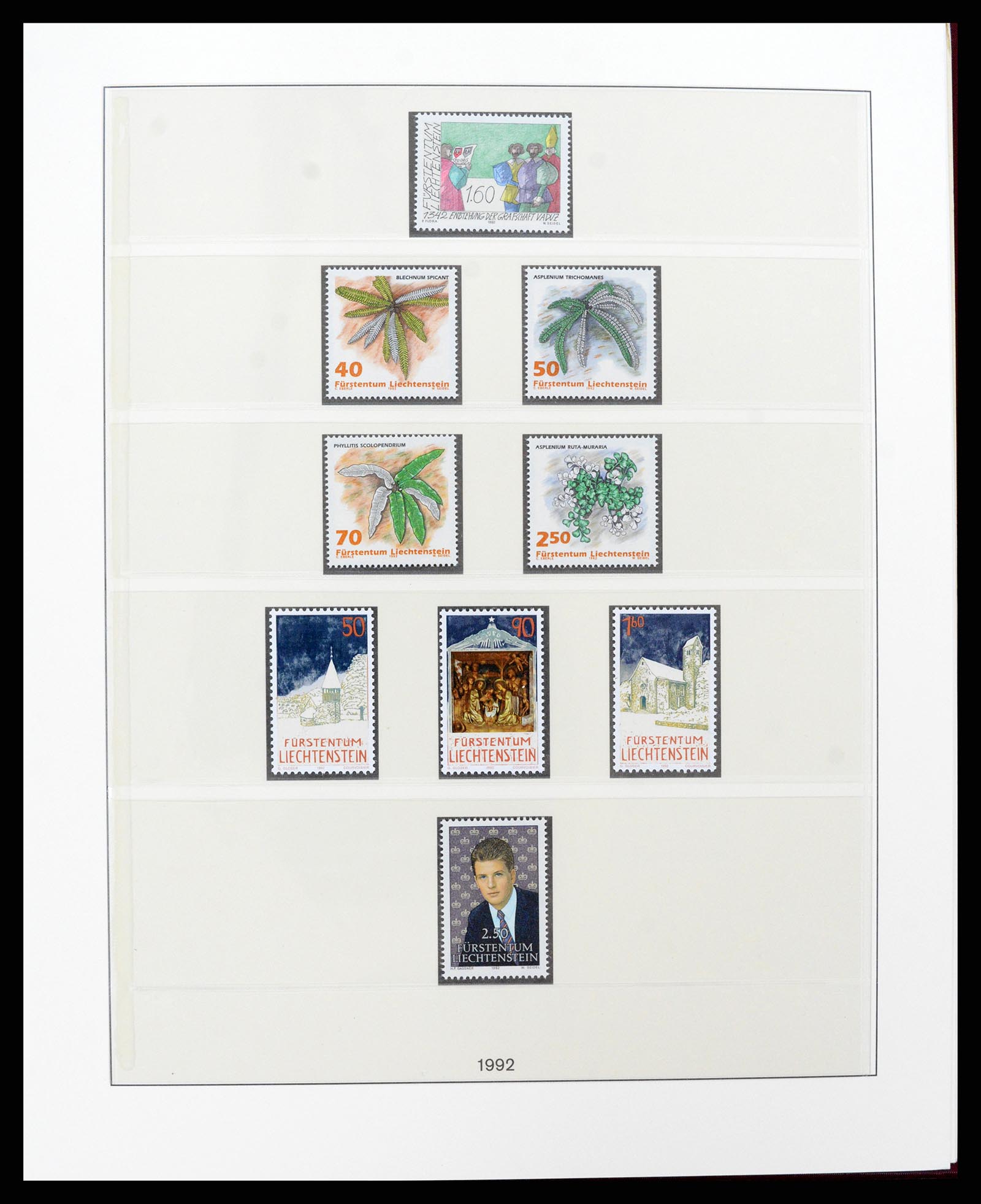 37293 130 - Postzegelverzameling 37293 Liechtenstein 1912-2003.