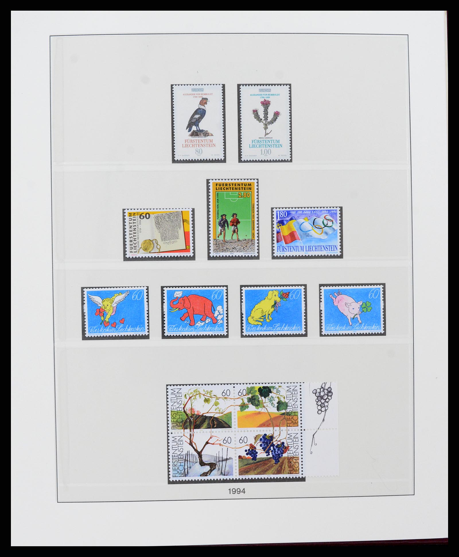 37293 135 - Postzegelverzameling 37293 Liechtenstein 1912-2003.