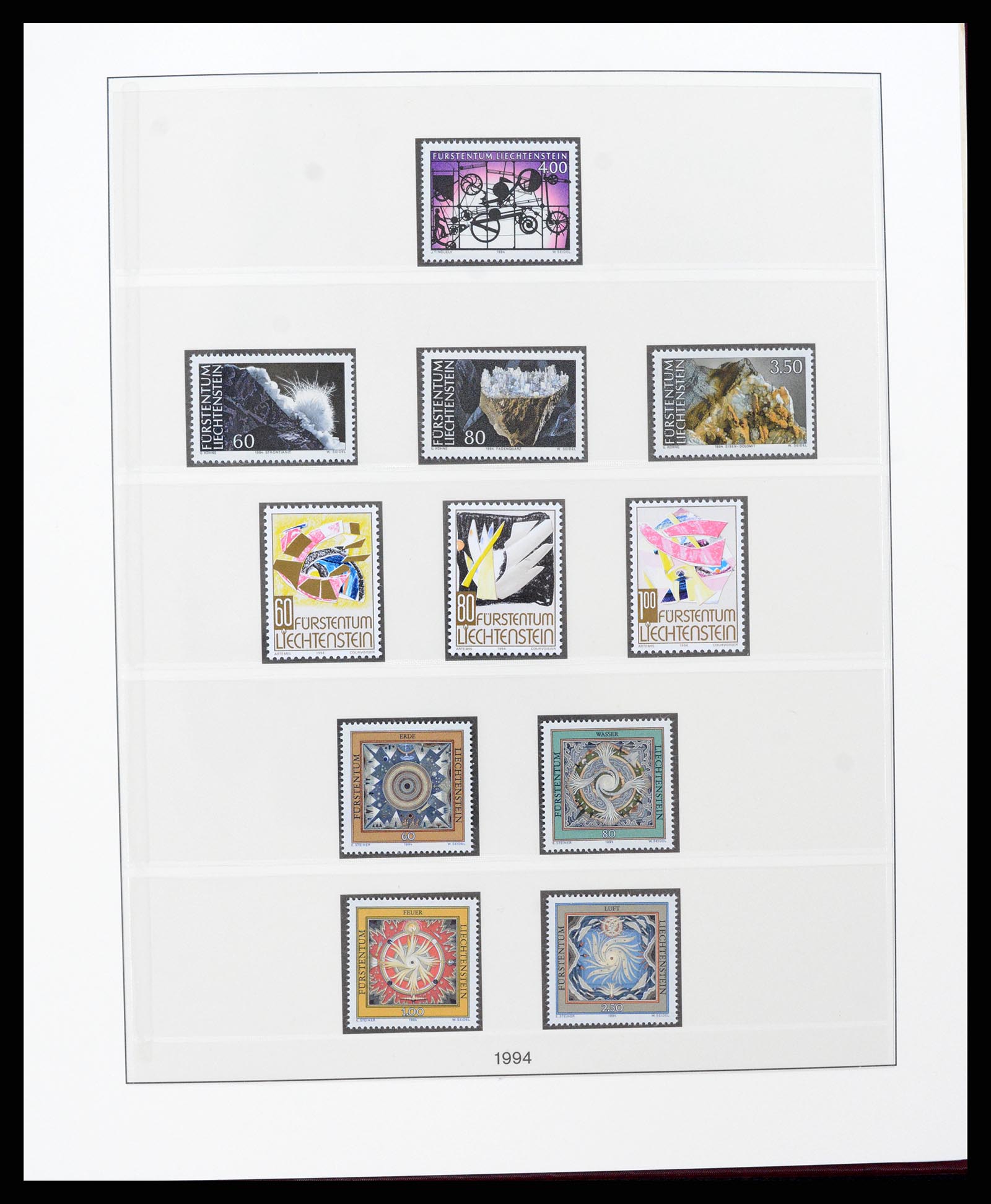 37293 136 - Stamp collection 37293 Liechtenstein 1912-2003.