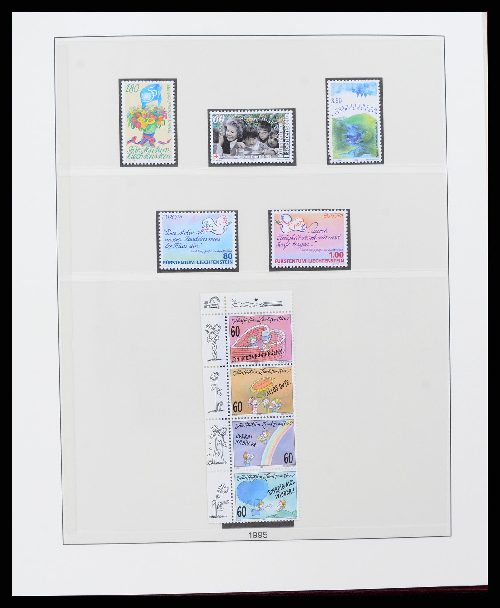 37293 137 - Stamp collection 37293 Liechtenstein 1912-2003.