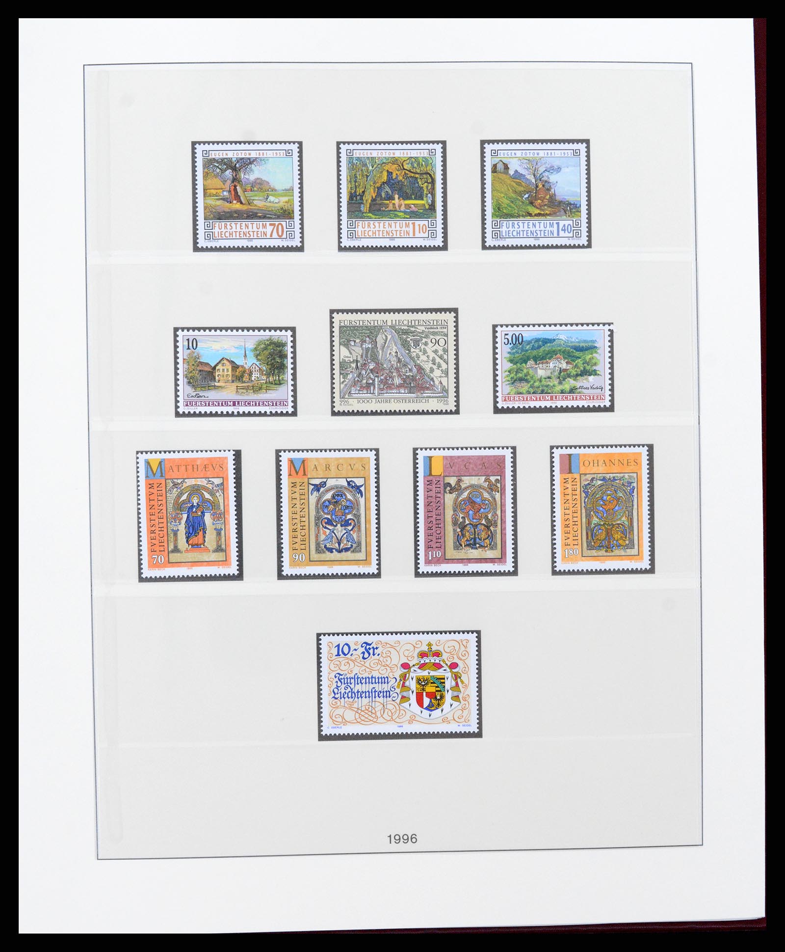 37293 141 - Postzegelverzameling 37293 Liechtenstein 1912-2003.