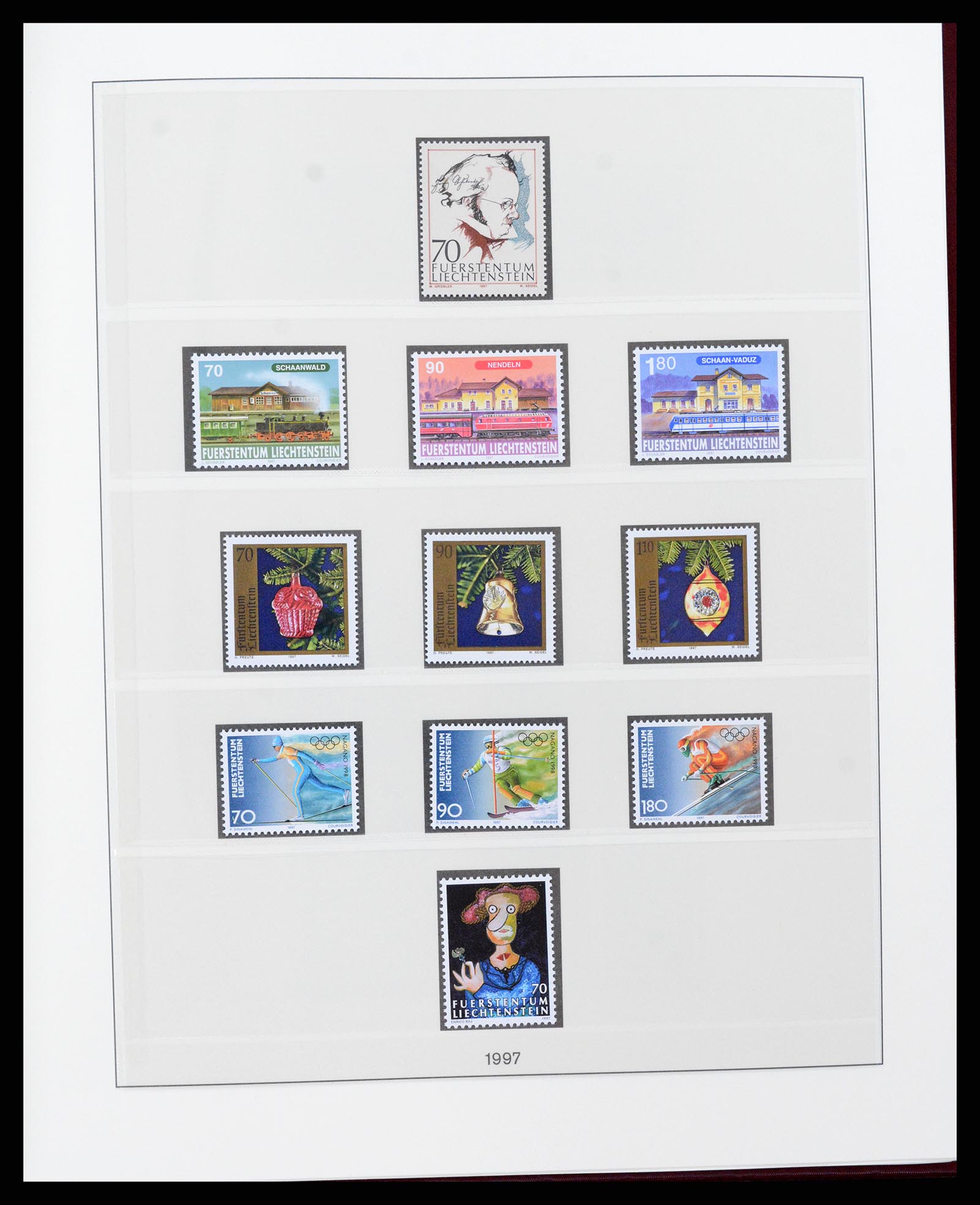37293 144 - Postzegelverzameling 37293 Liechtenstein 1912-2003.