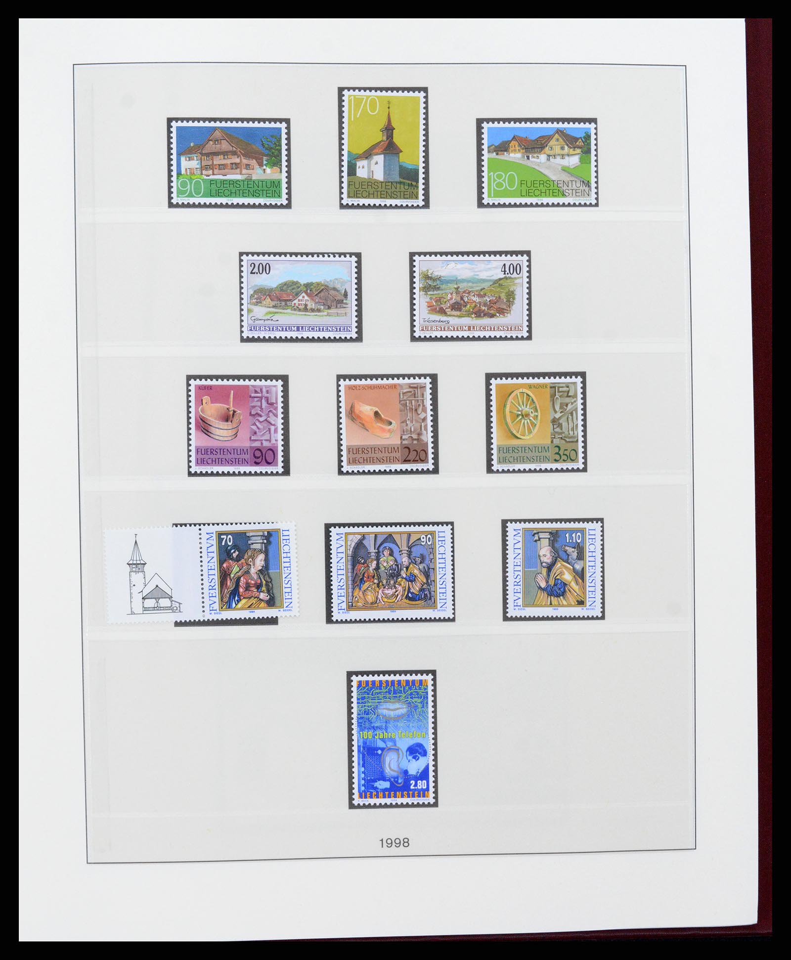 37293 146 - Stamp collection 37293 Liechtenstein 1912-2003.