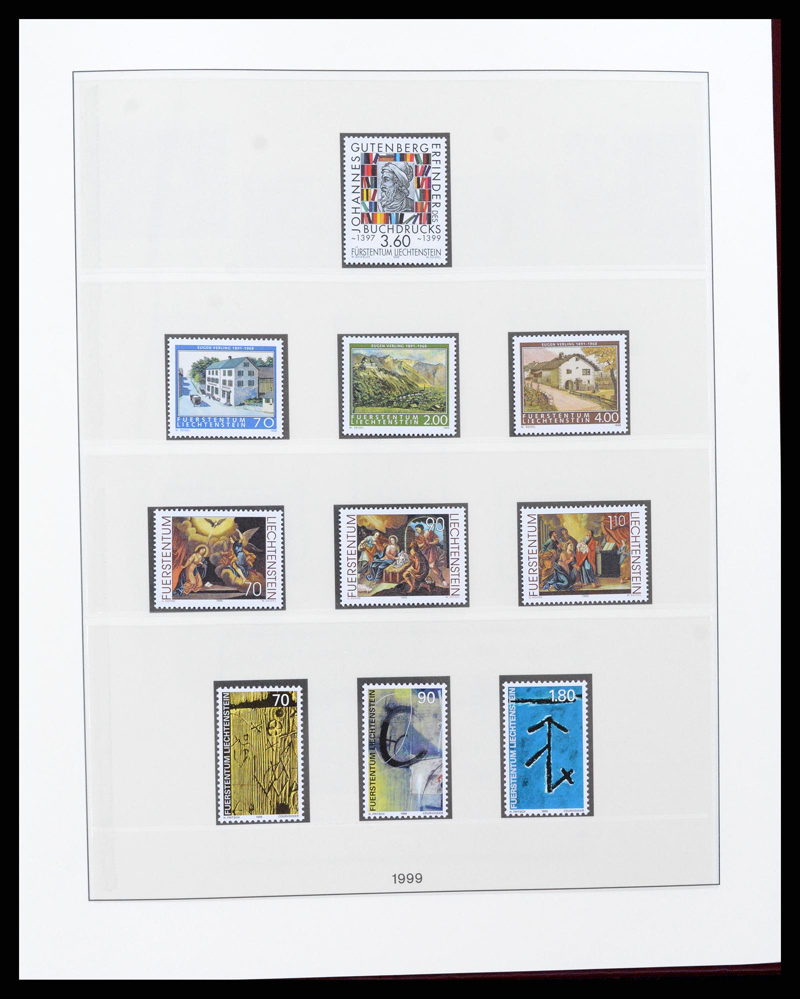 37293 149 - Postzegelverzameling 37293 Liechtenstein 1912-2003.