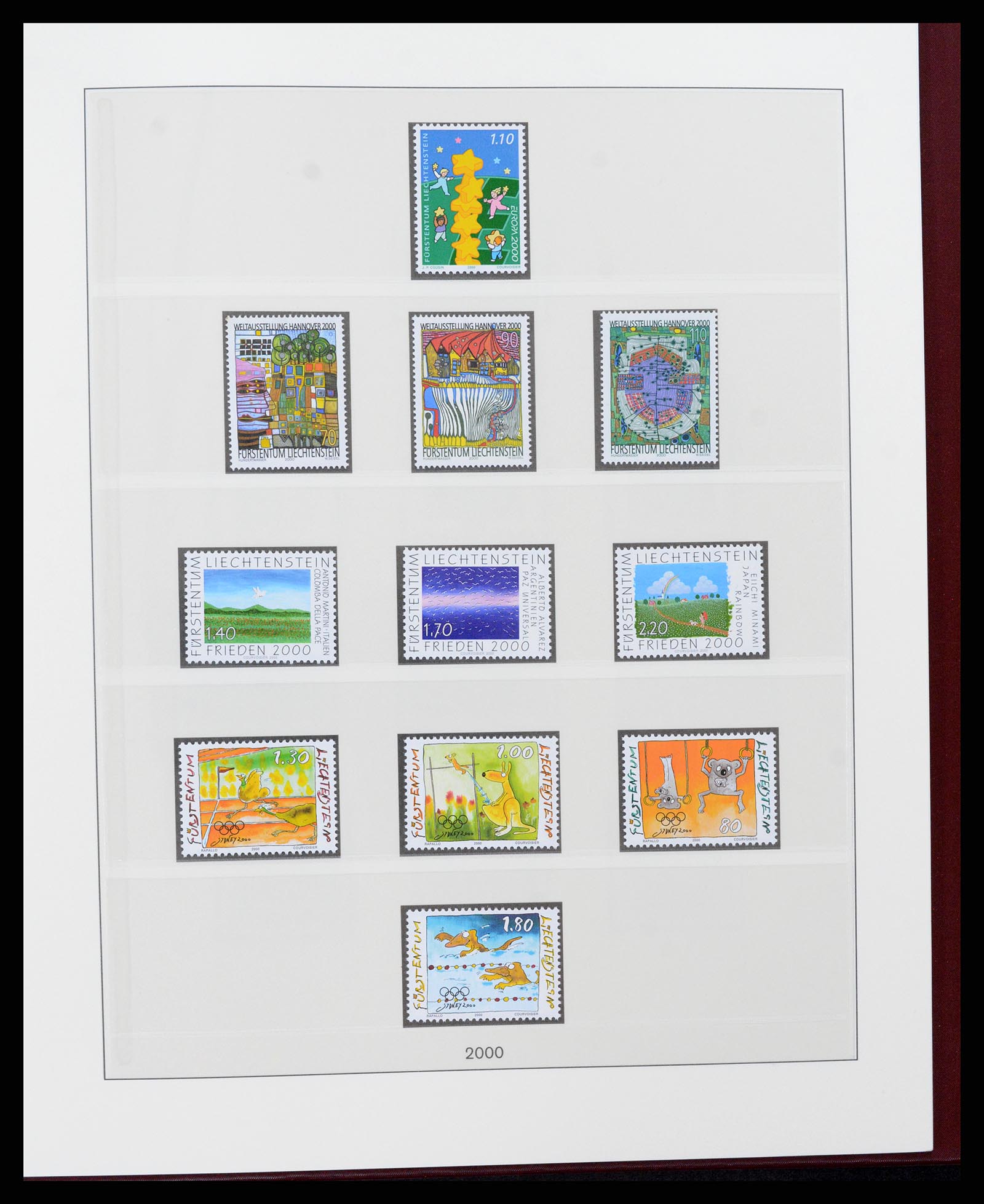 37293 151 - Postzegelverzameling 37293 Liechtenstein 1912-2003.