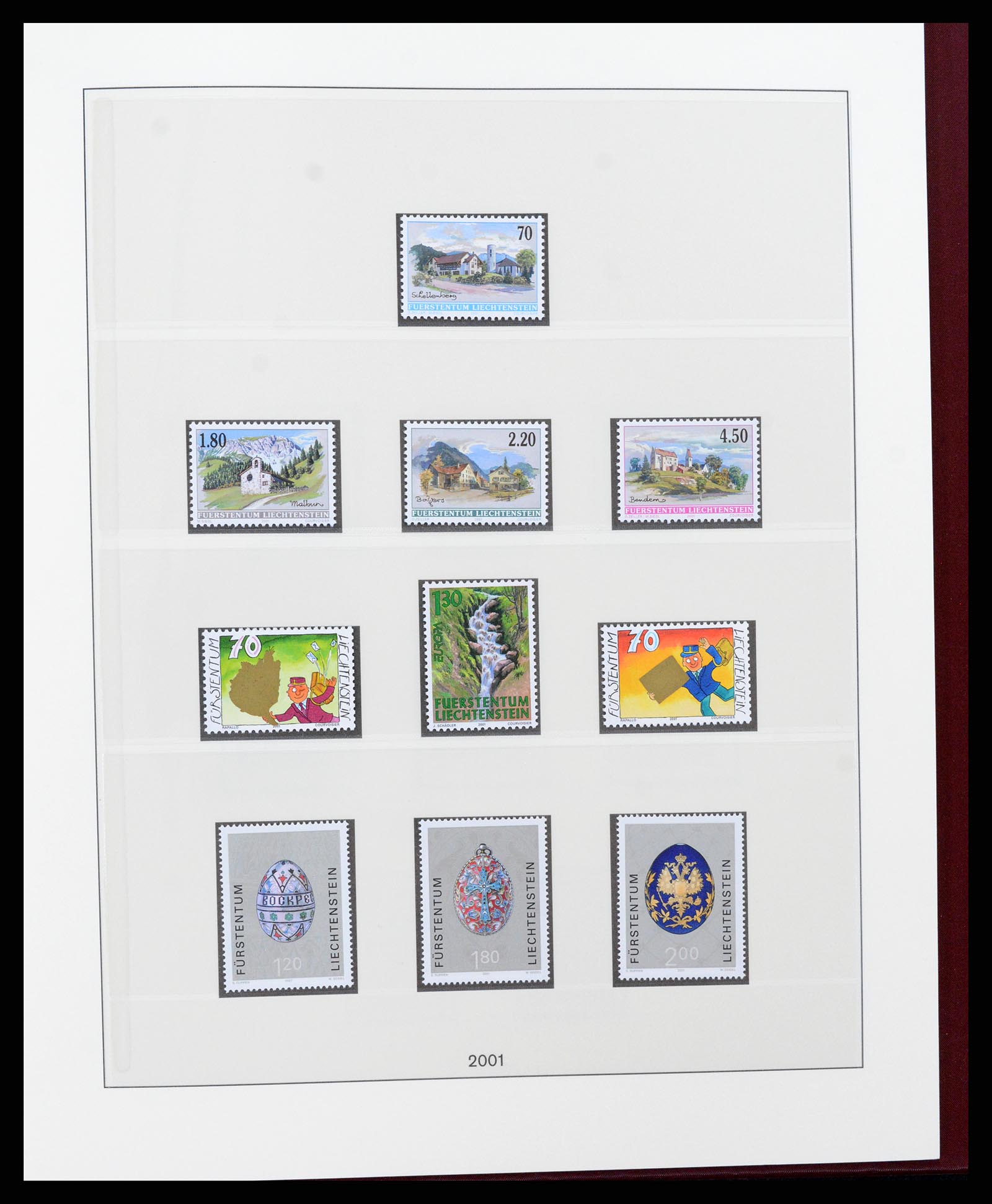 37293 153 - Postzegelverzameling 37293 Liechtenstein 1912-2003.
