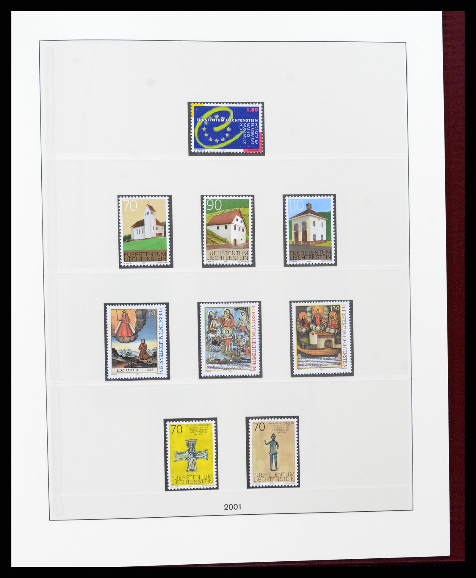 37293 154 - Postzegelverzameling 37293 Liechtenstein 1912-2003.