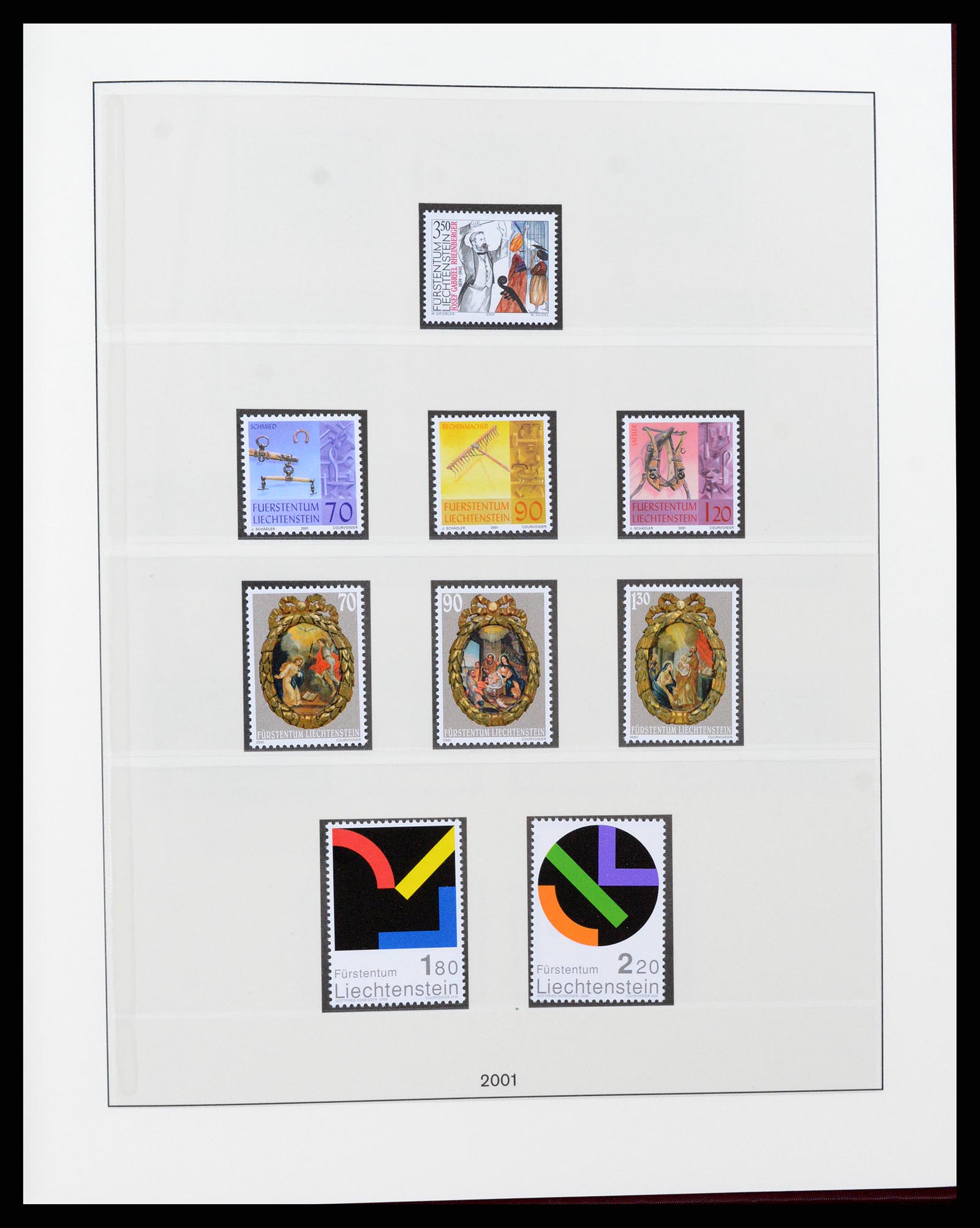 37293 155 - Postzegelverzameling 37293 Liechtenstein 1912-2003.