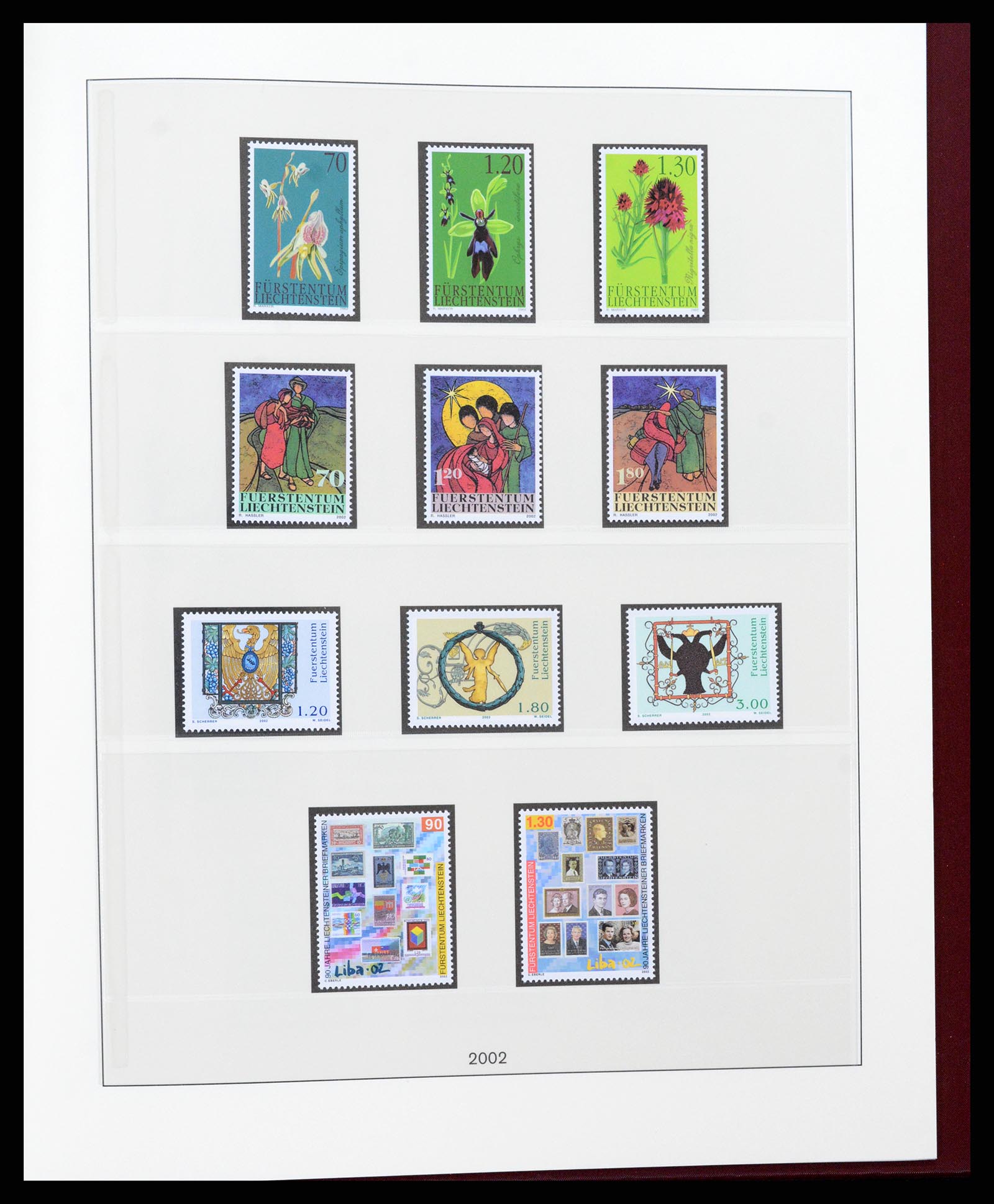 37293 157 - Postzegelverzameling 37293 Liechtenstein 1912-2003.
