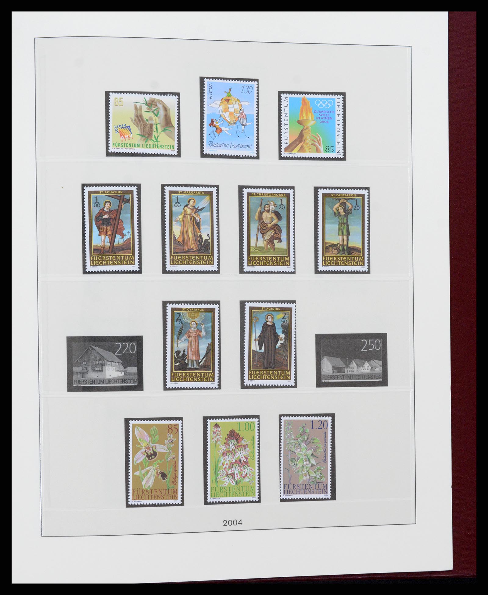 37293 160 - Postzegelverzameling 37293 Liechtenstein 1912-2003.
