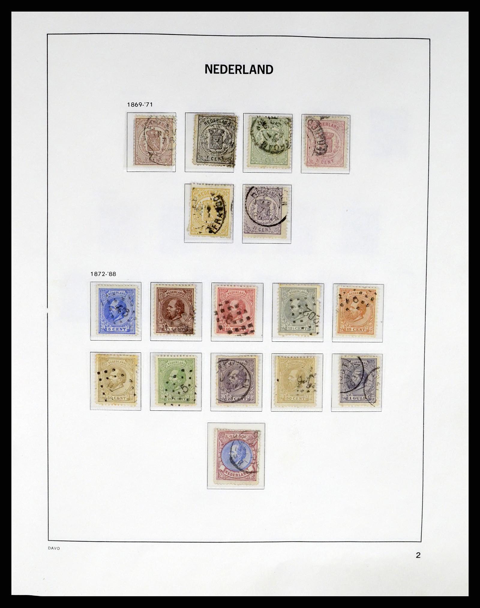 37294 002 - Postzegelverzameling 37294 Nederland 1852-2001.