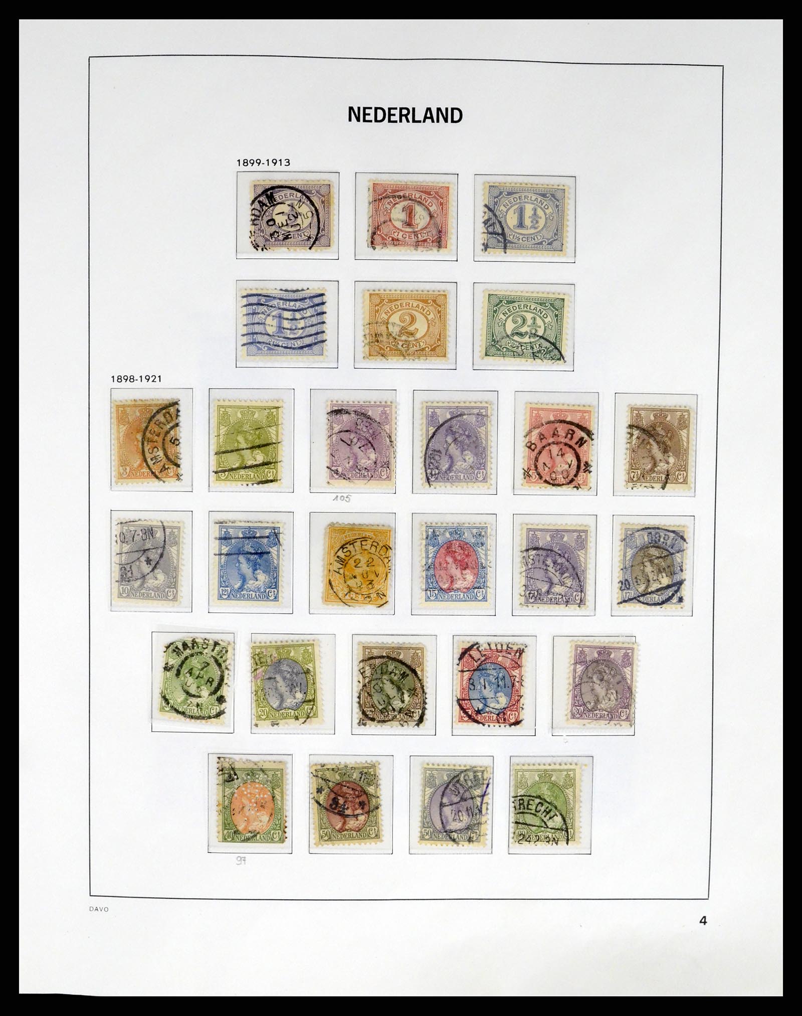 37294 004 - Postzegelverzameling 37294 Nederland 1852-2001.