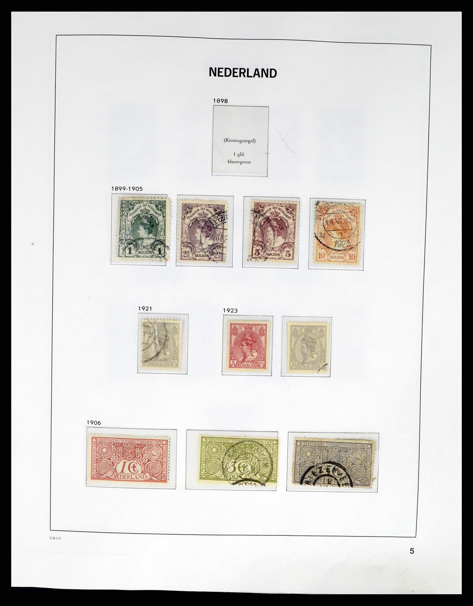 37294 005 - Postzegelverzameling 37294 Nederland 1852-2001.