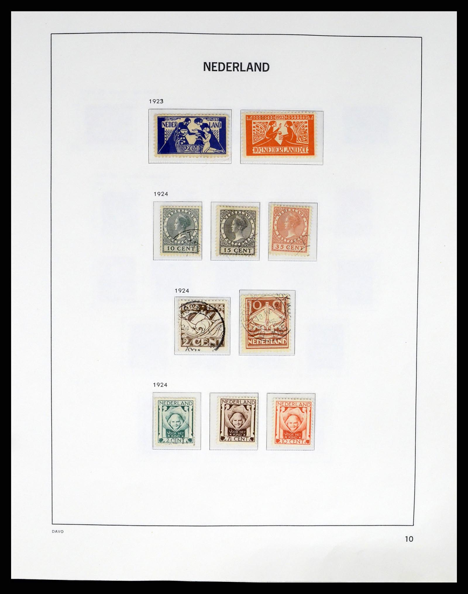 37294 010 - Postzegelverzameling 37294 Nederland 1852-2001.