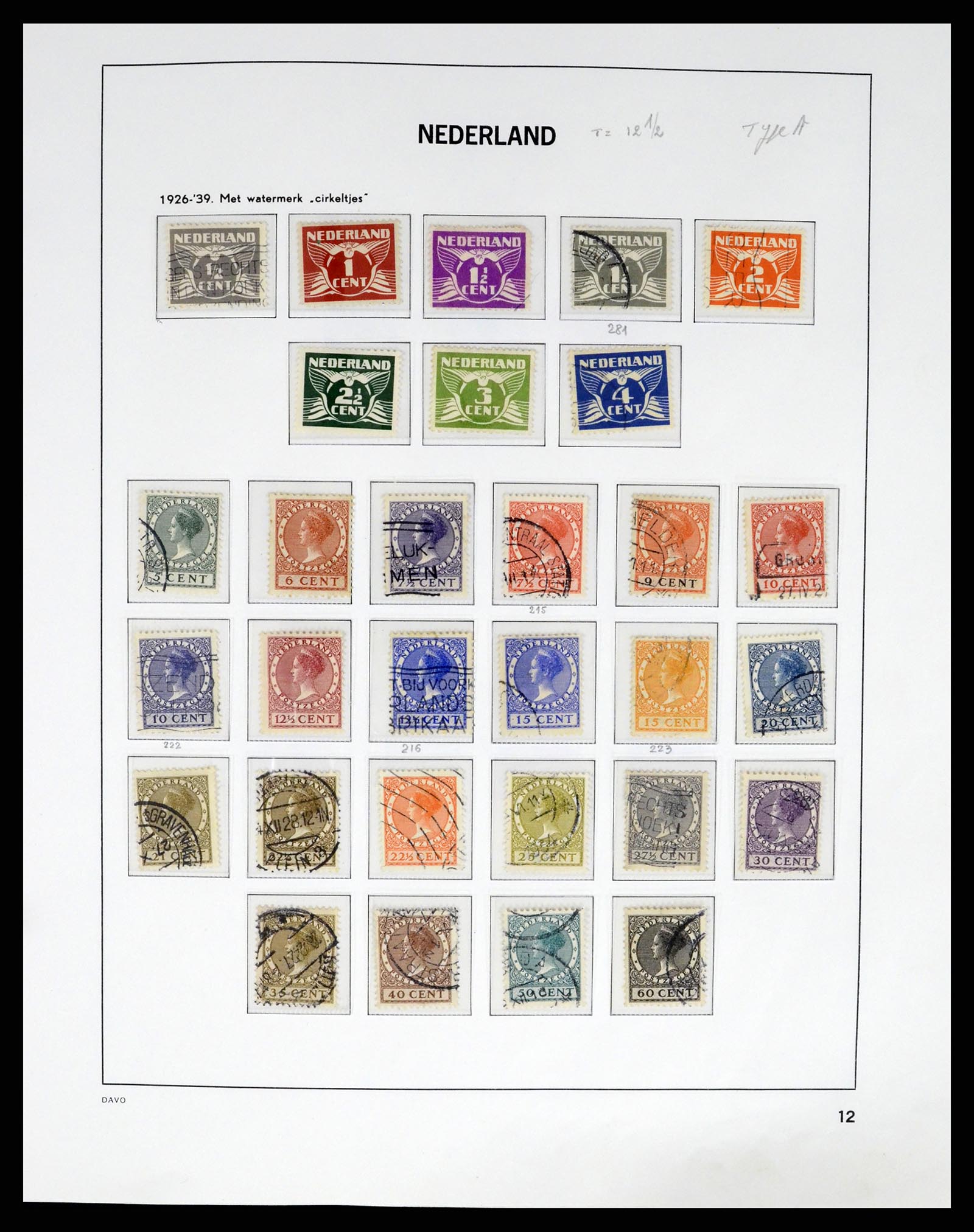 37294 012 - Postzegelverzameling 37294 Nederland 1852-2001.