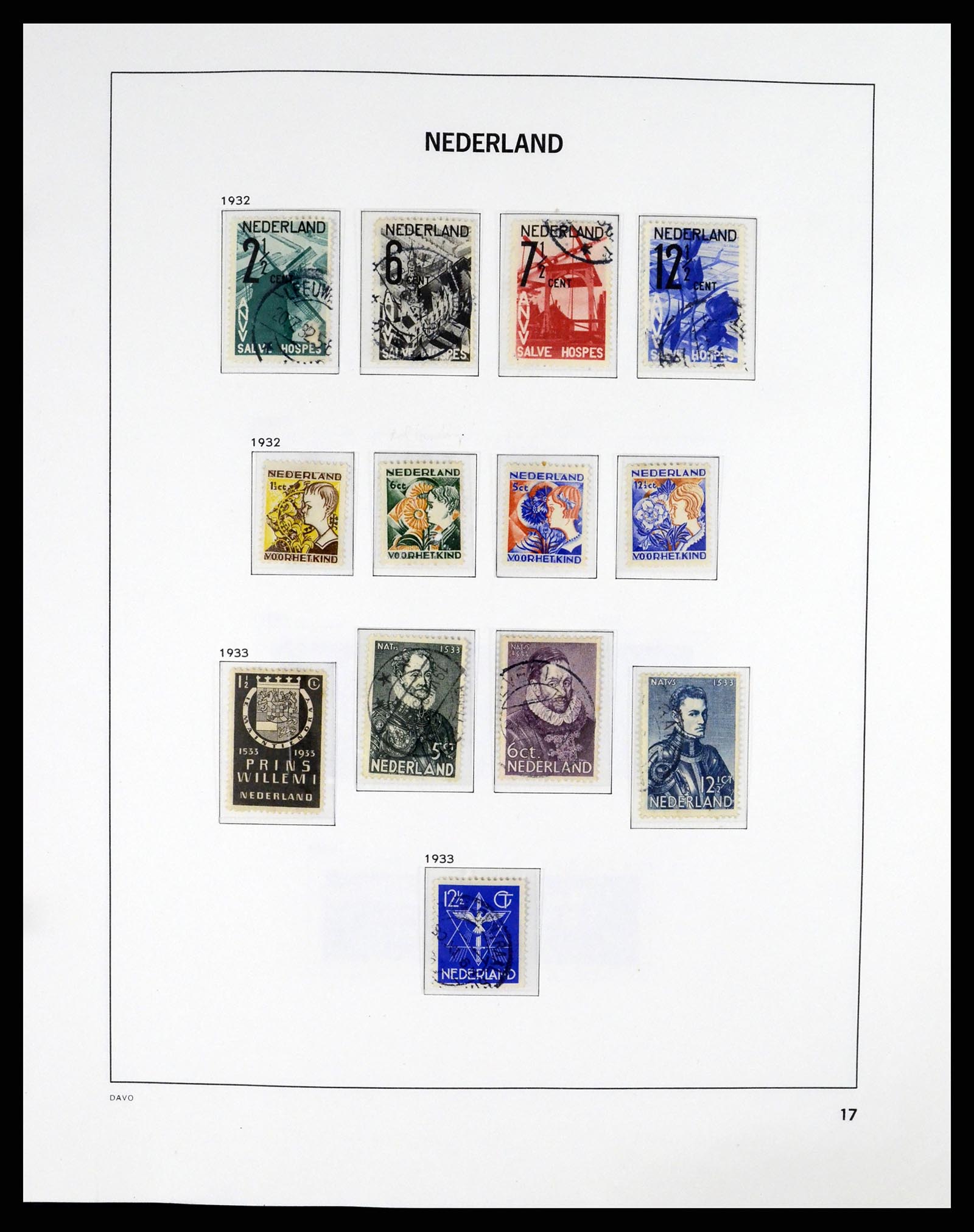 37294 017 - Postzegelverzameling 37294 Nederland 1852-2001.