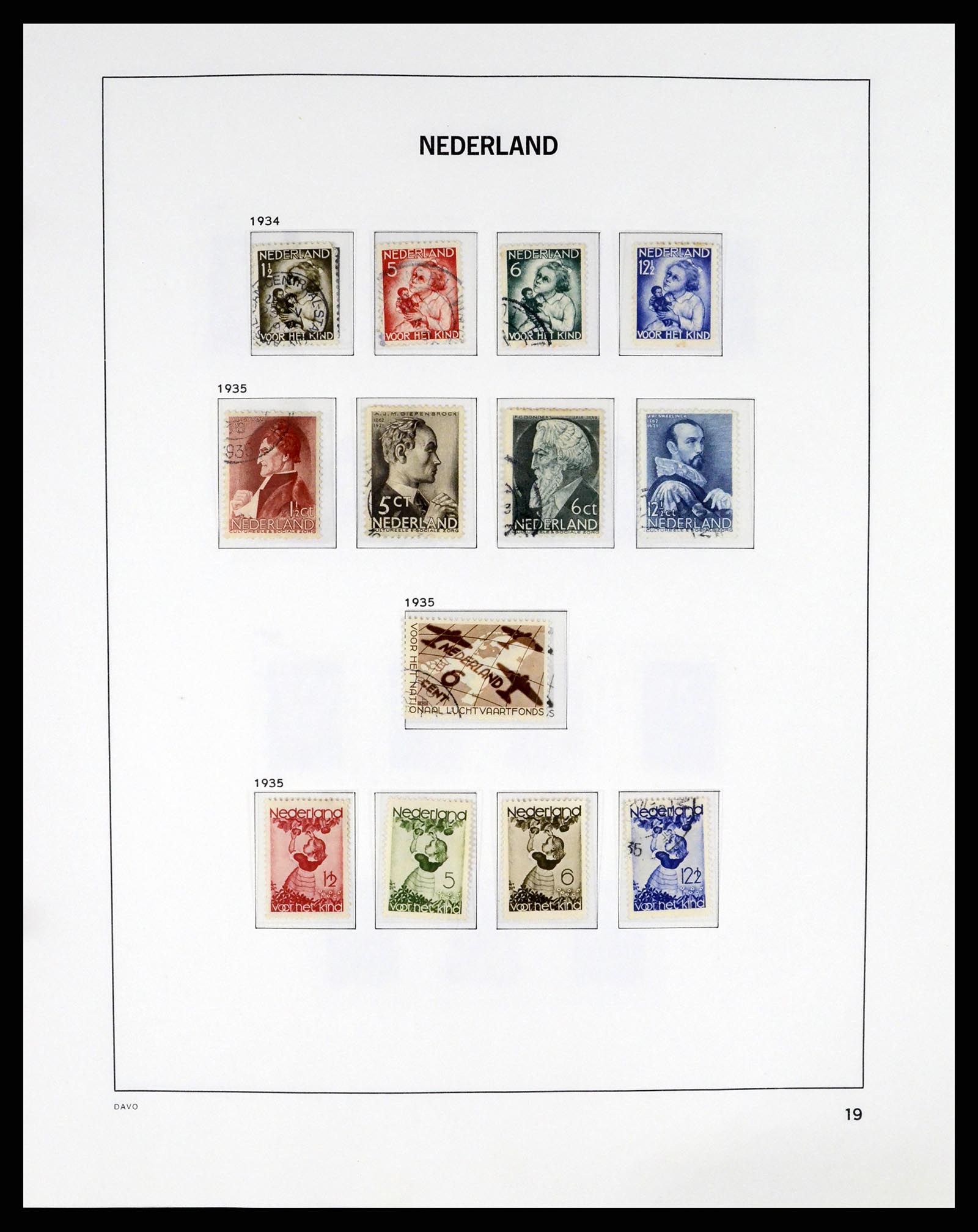 37294 019 - Postzegelverzameling 37294 Nederland 1852-2001.