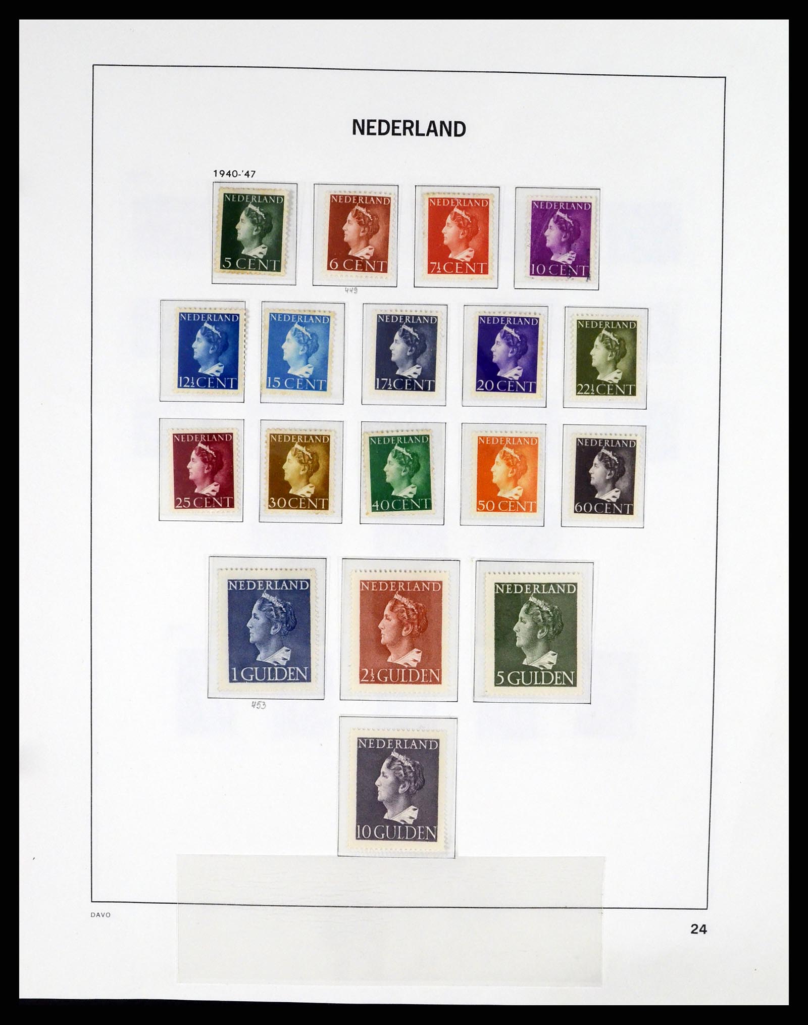 37294 024 - Postzegelverzameling 37294 Nederland 1852-2001.
