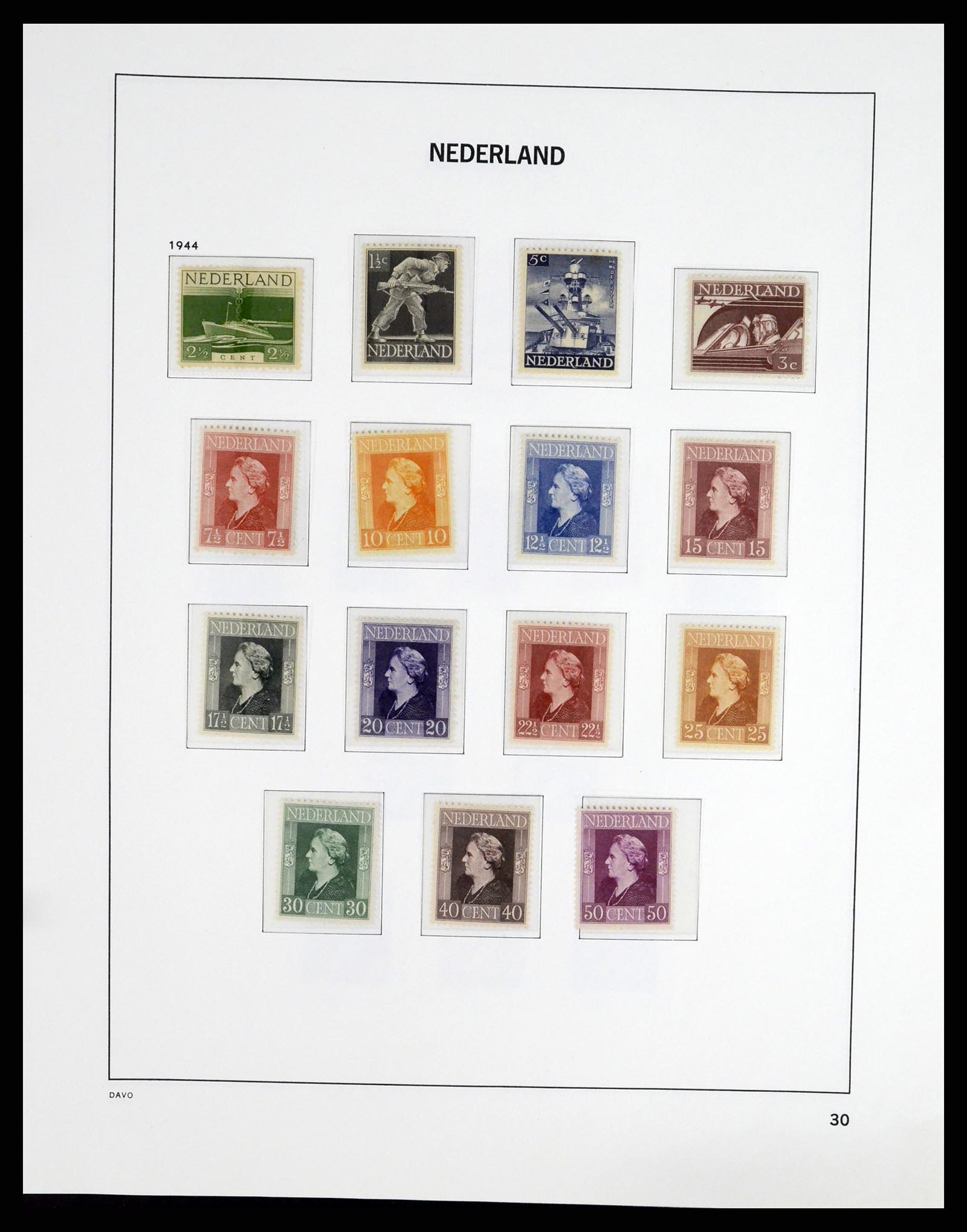 37294 029 - Postzegelverzameling 37294 Nederland 1852-2001.