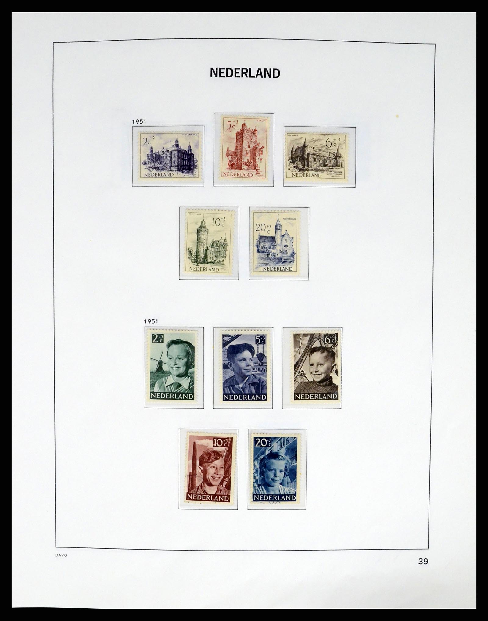 37294 038 - Postzegelverzameling 37294 Nederland 1852-2001.
