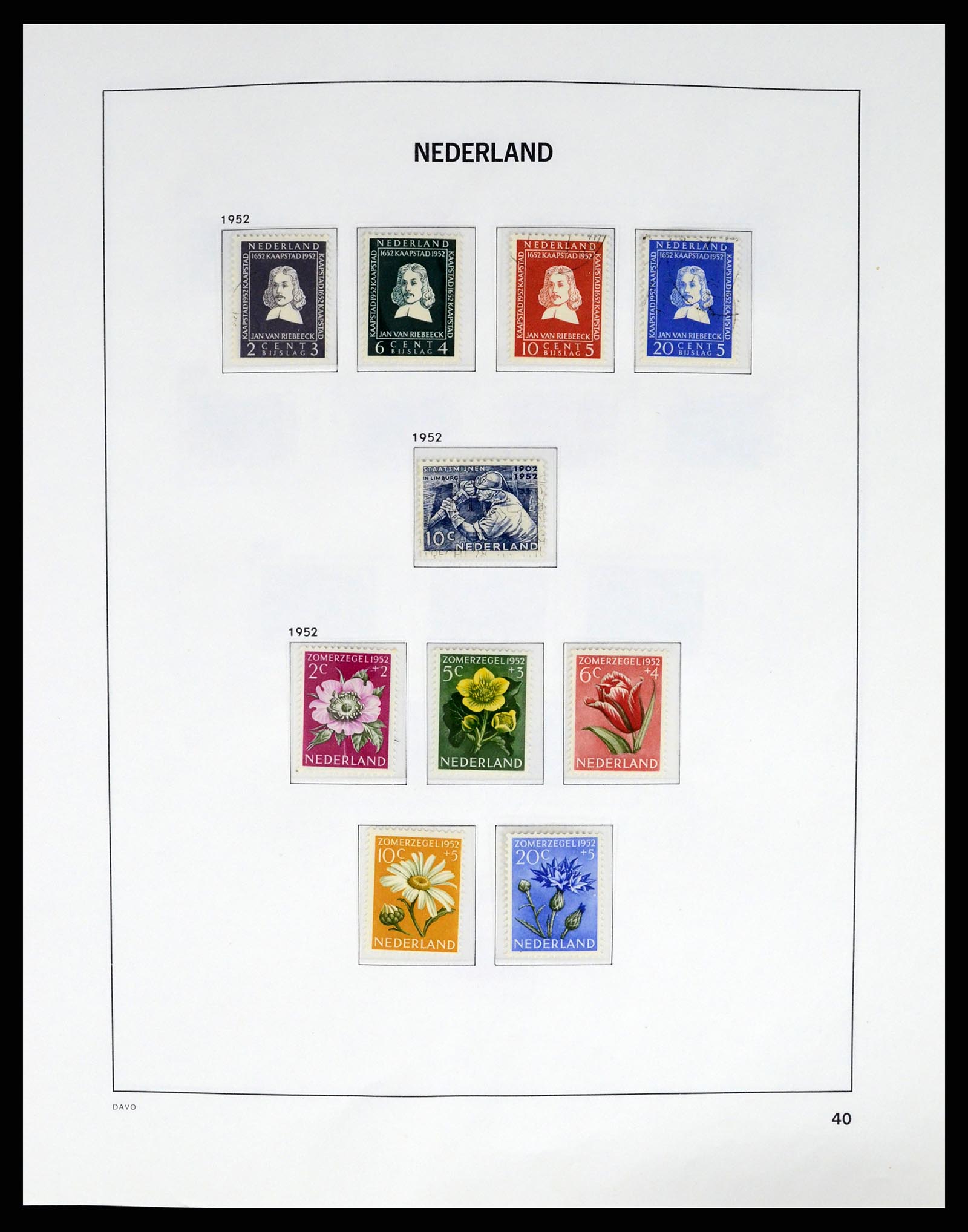 37294 039 - Postzegelverzameling 37294 Nederland 1852-2001.
