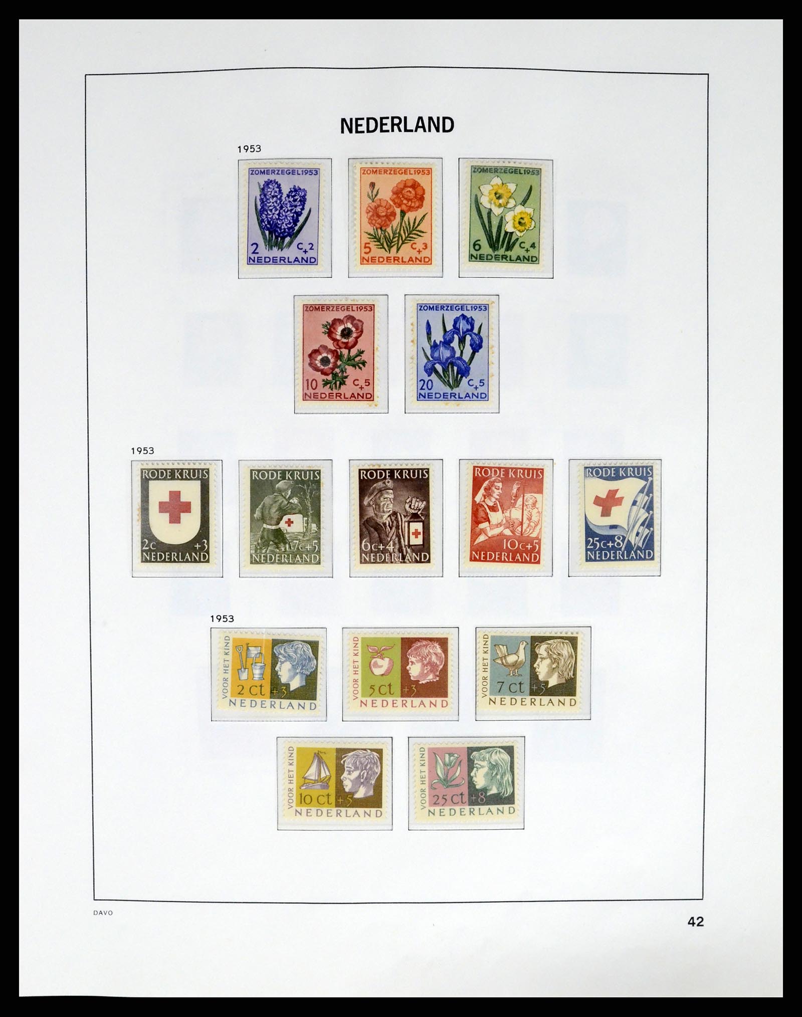 37294 041 - Postzegelverzameling 37294 Nederland 1852-2001.