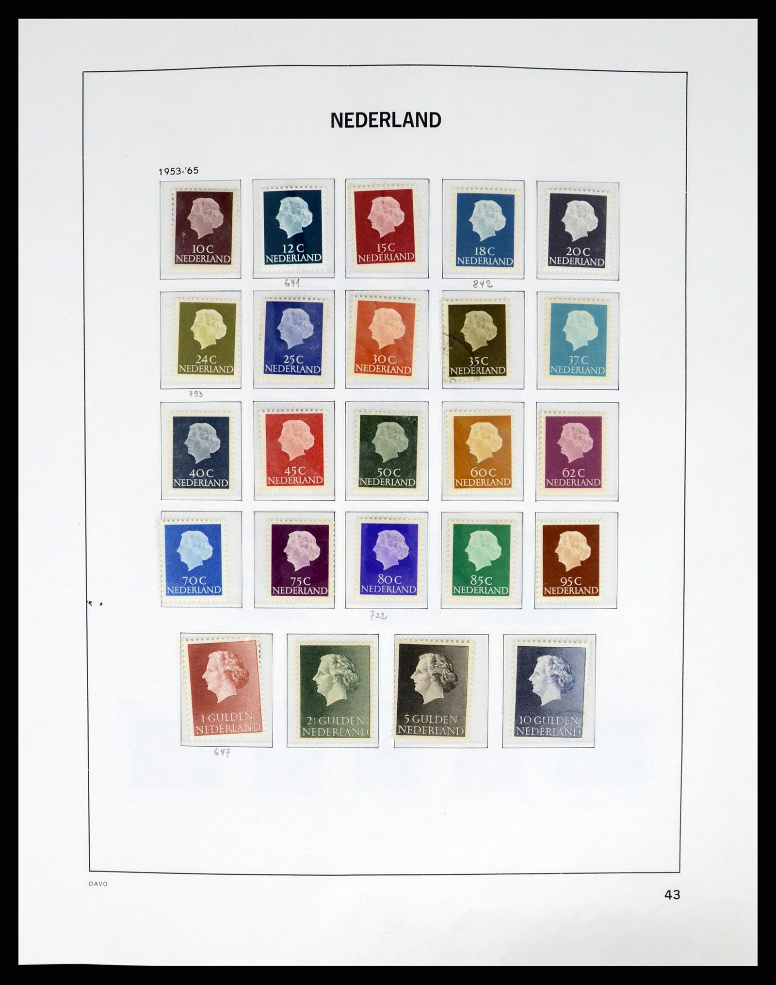 37294 042 - Postzegelverzameling 37294 Nederland 1852-2001.