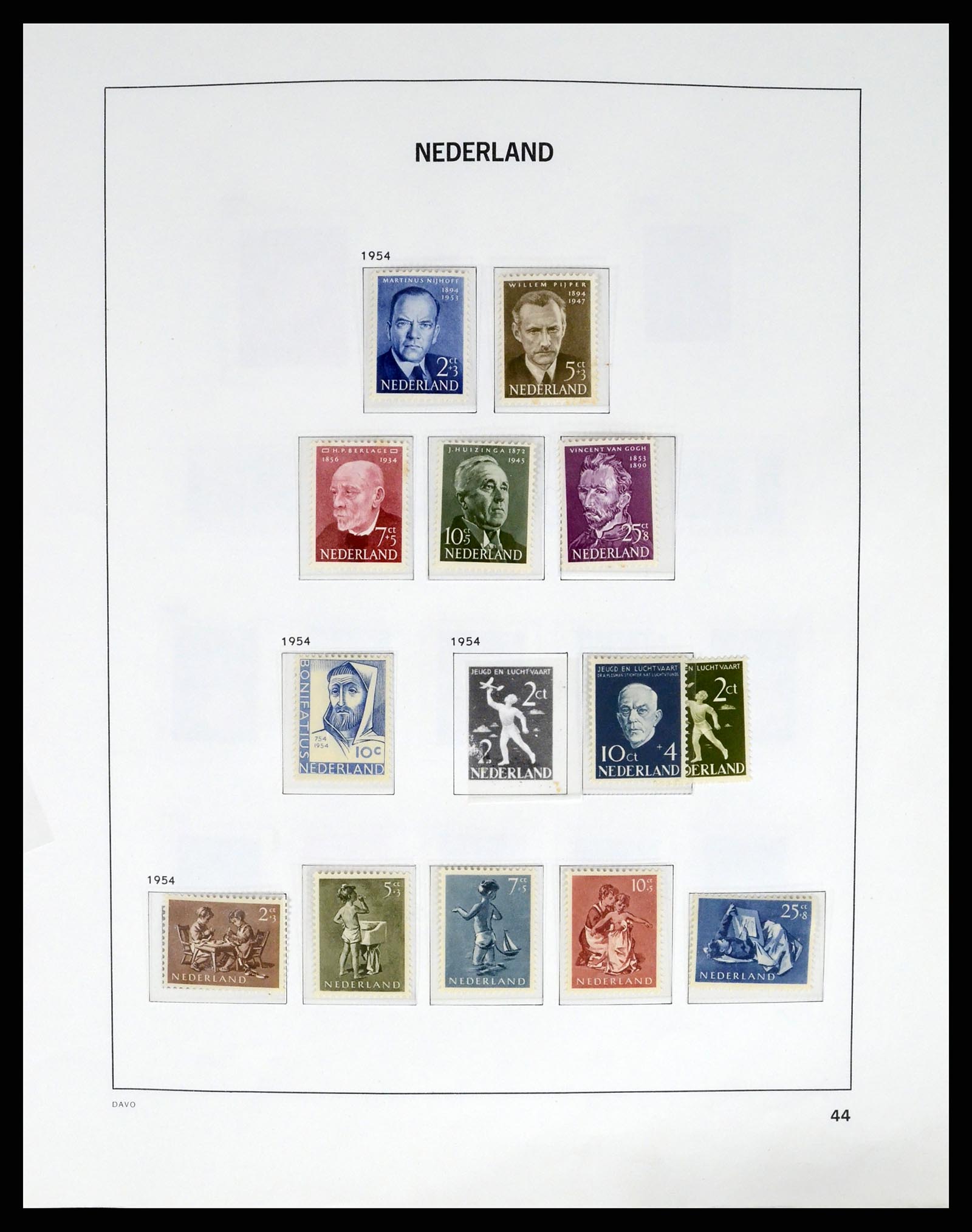 37294 043 - Postzegelverzameling 37294 Nederland 1852-2001.