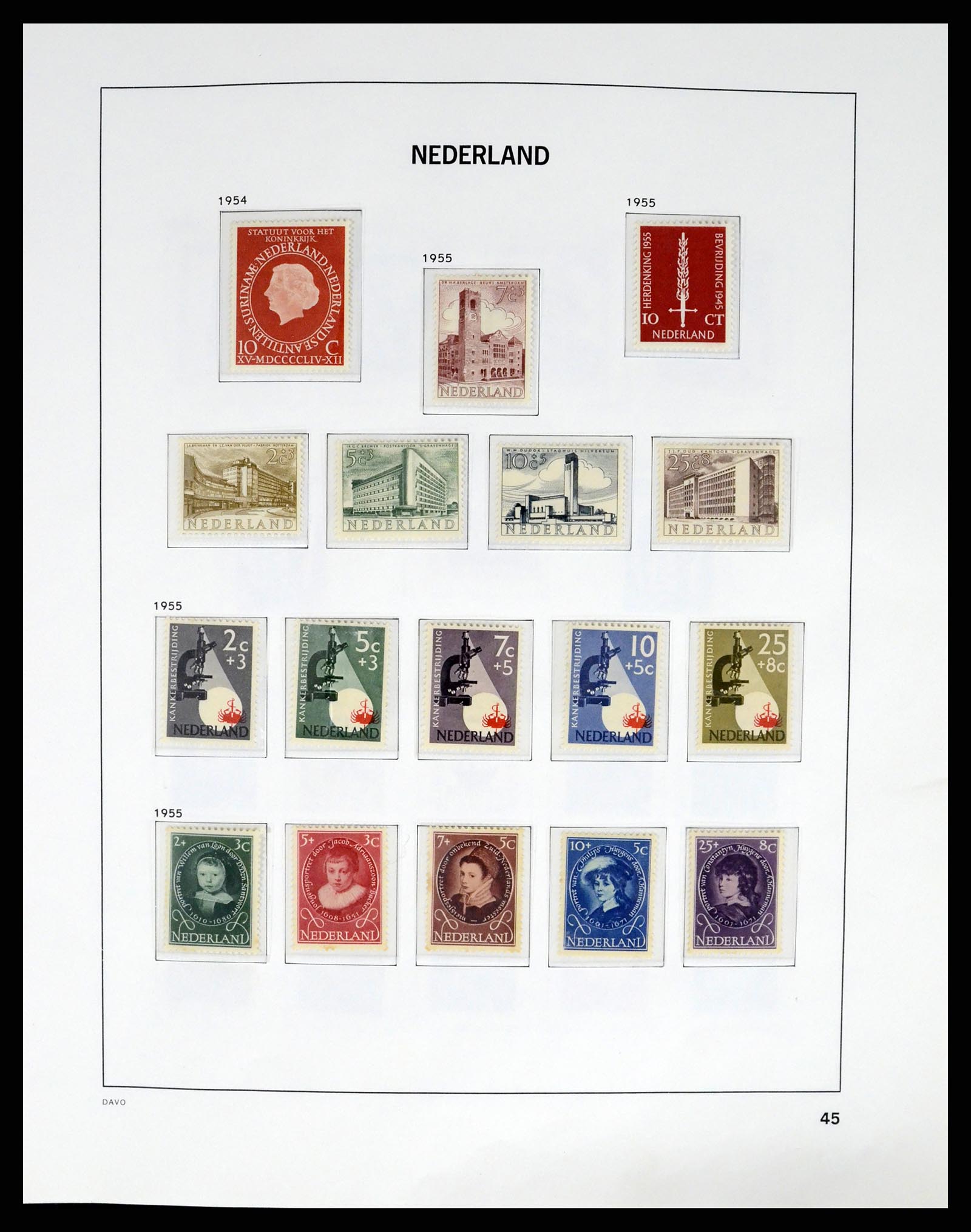 37294 044 - Postzegelverzameling 37294 Nederland 1852-2001.