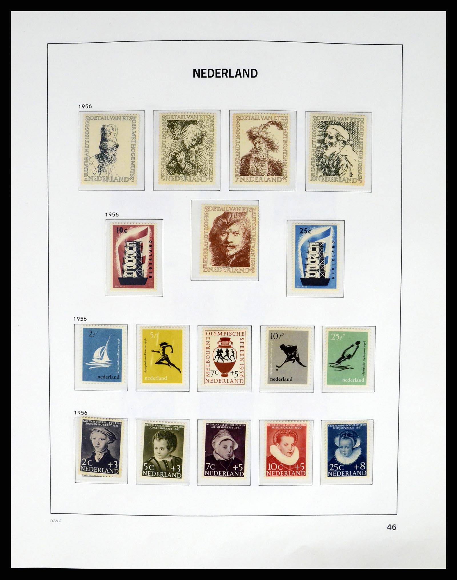 37294 045 - Postzegelverzameling 37294 Nederland 1852-2001.