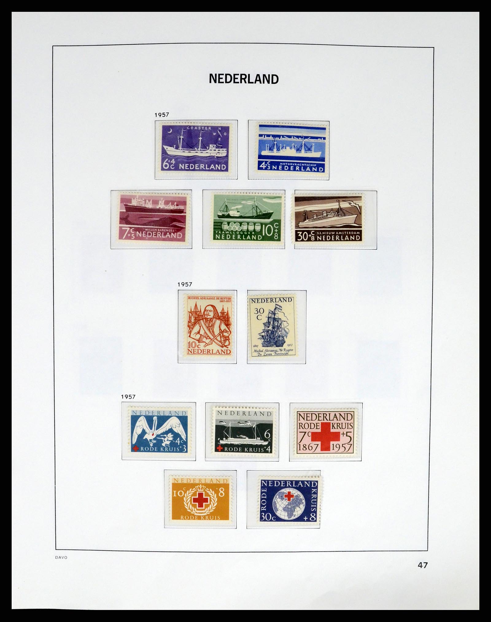 37294 046 - Postzegelverzameling 37294 Nederland 1852-2001.
