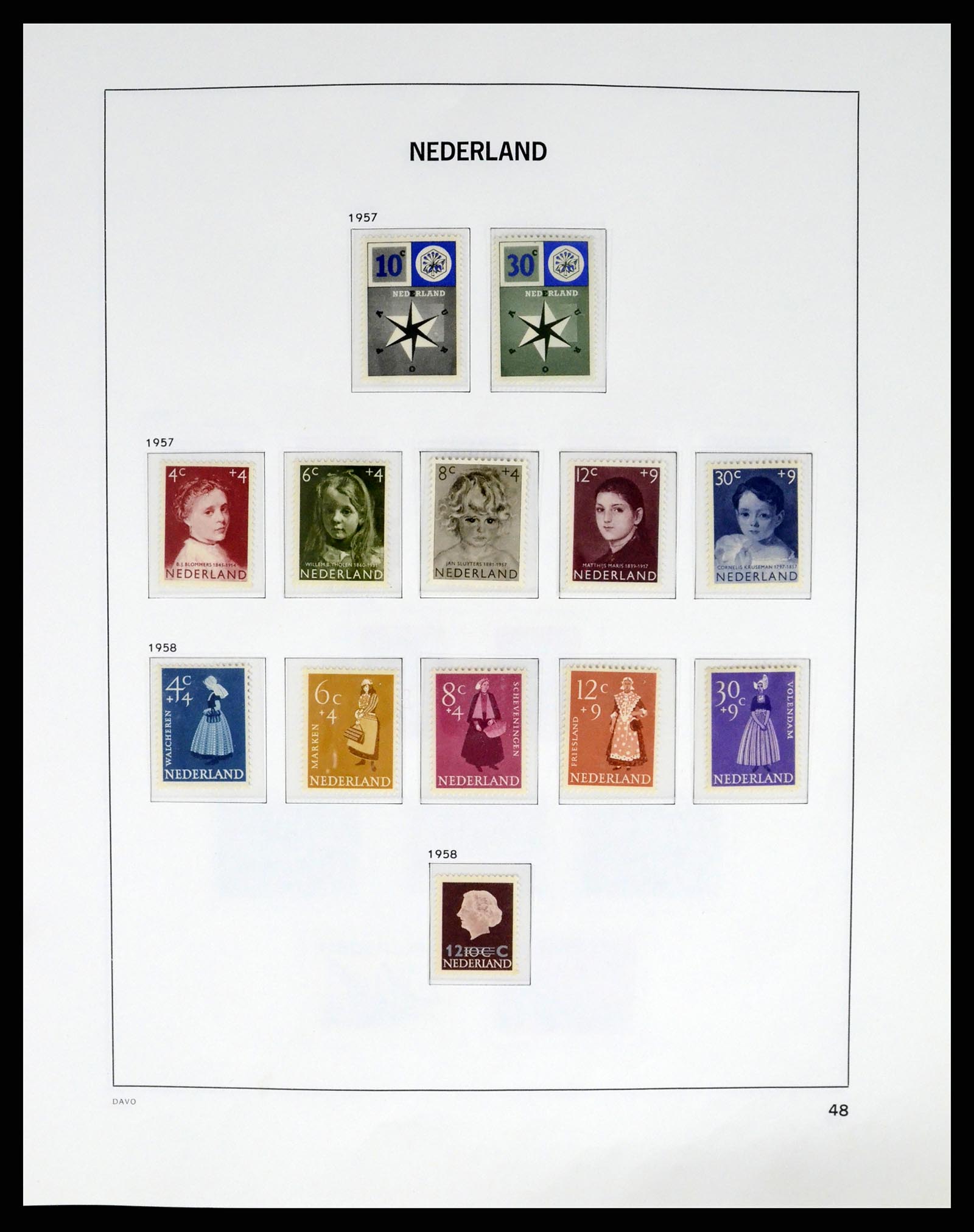 37294 047 - Postzegelverzameling 37294 Nederland 1852-2001.
