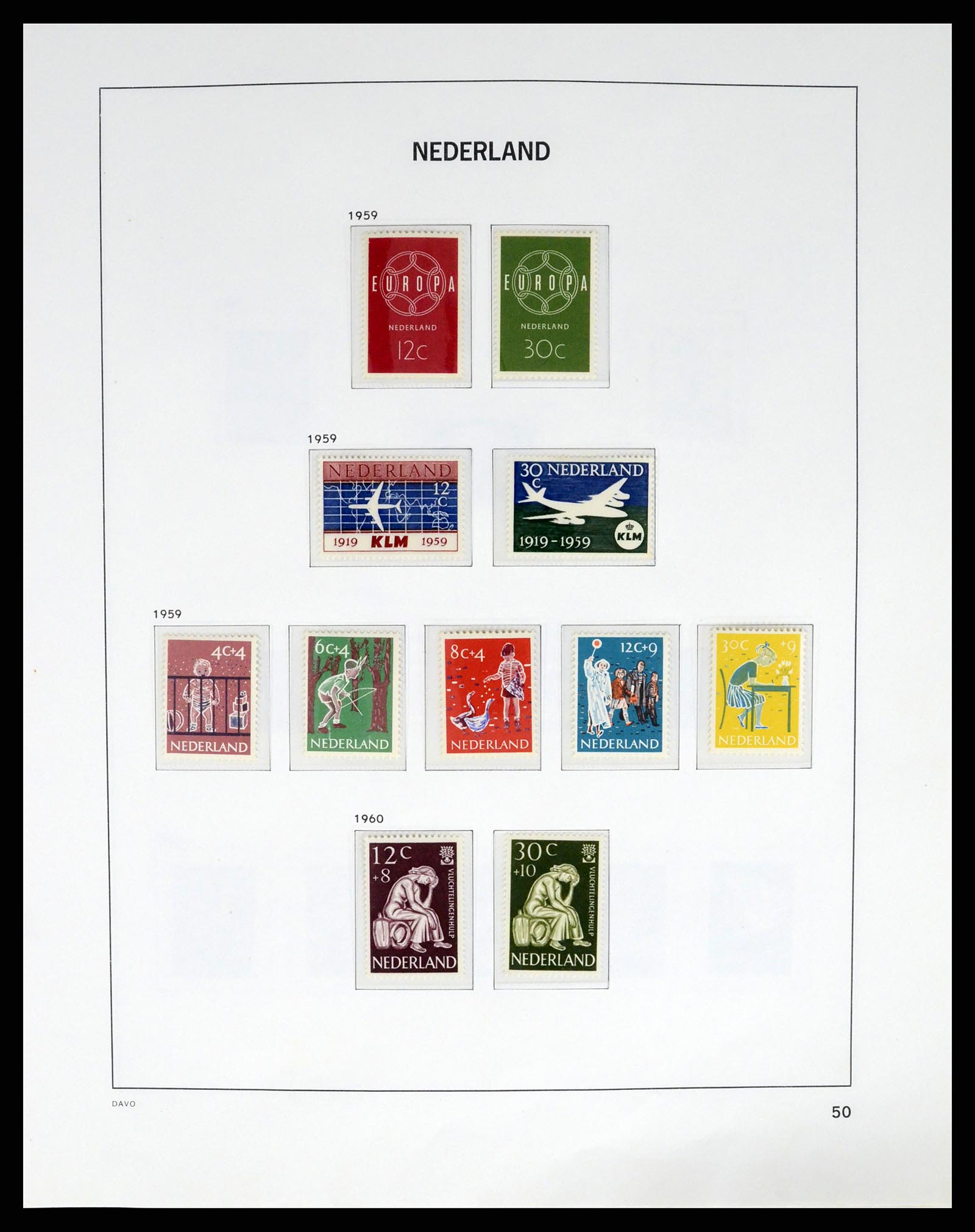 37294 049 - Postzegelverzameling 37294 Nederland 1852-2001.