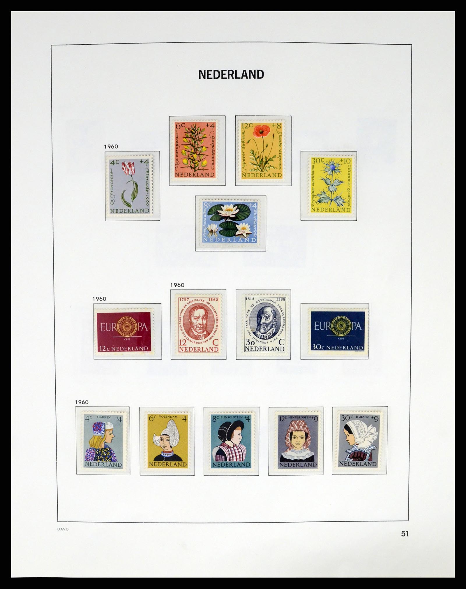 37294 050 - Postzegelverzameling 37294 Nederland 1852-2001.