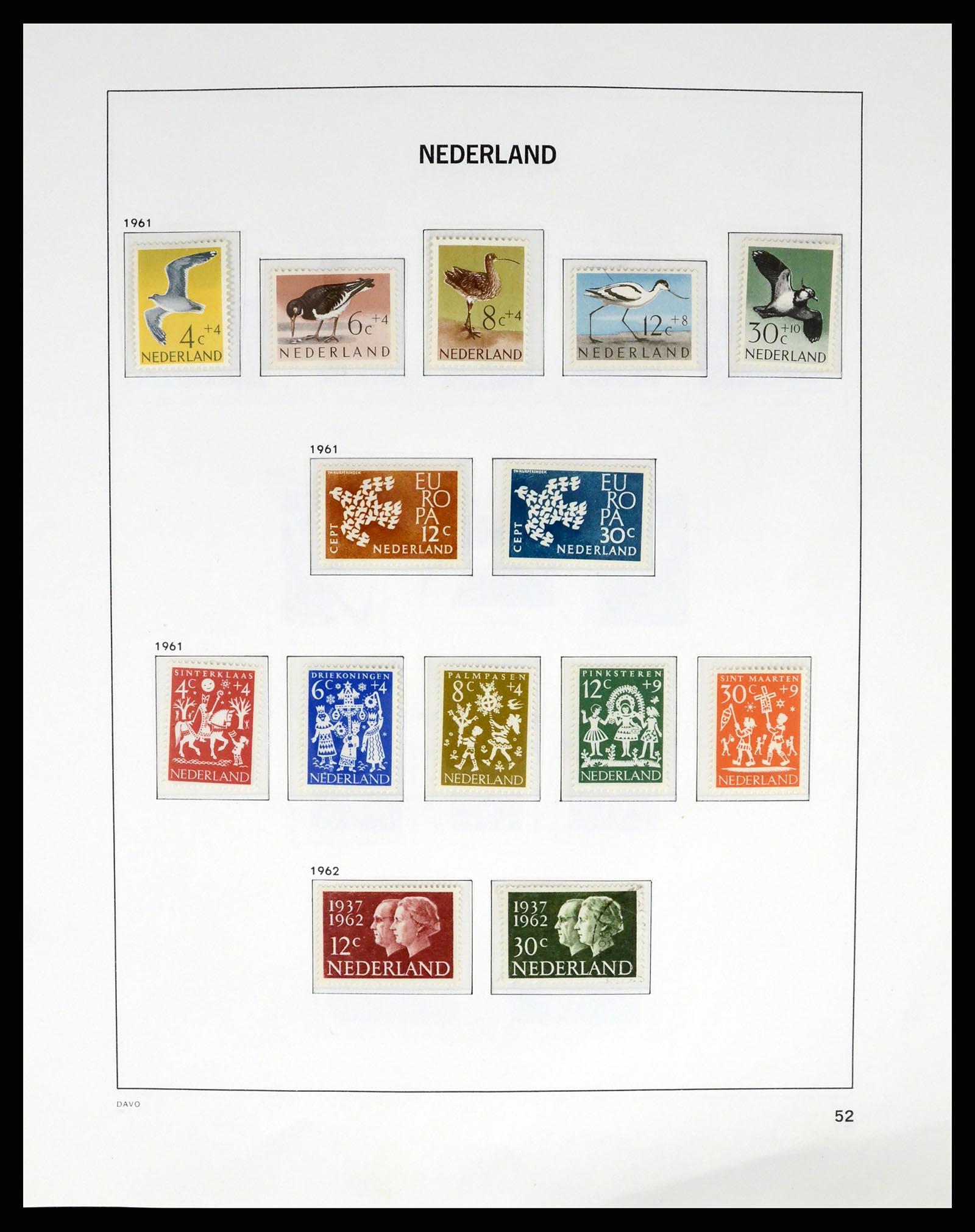 37294 051 - Postzegelverzameling 37294 Nederland 1852-2001.