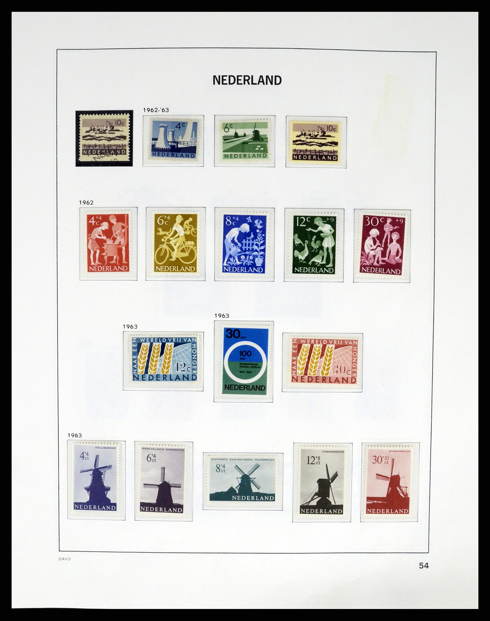 37294 053 - Postzegelverzameling 37294 Nederland 1852-2001.