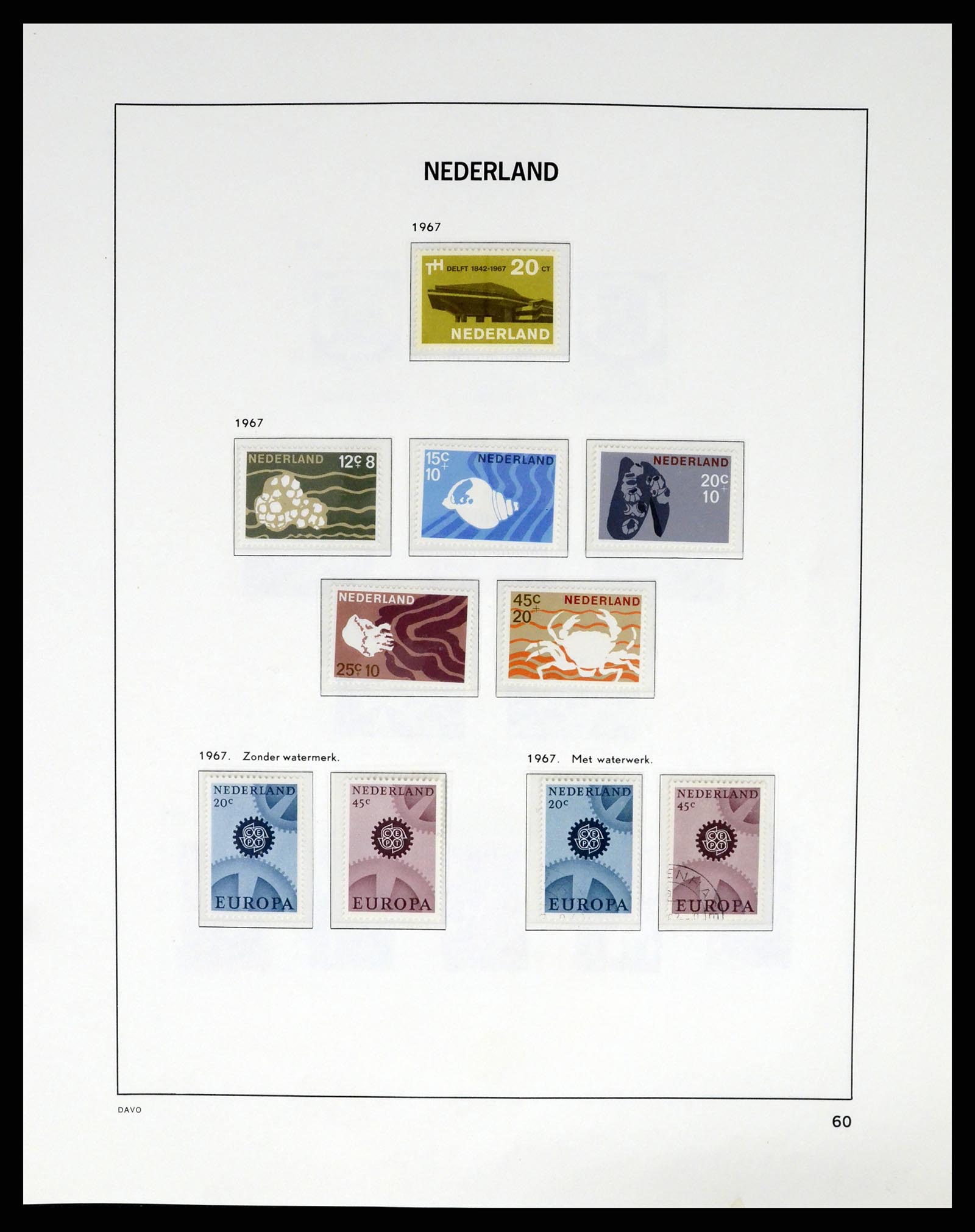 37294 059 - Postzegelverzameling 37294 Nederland 1852-2001.