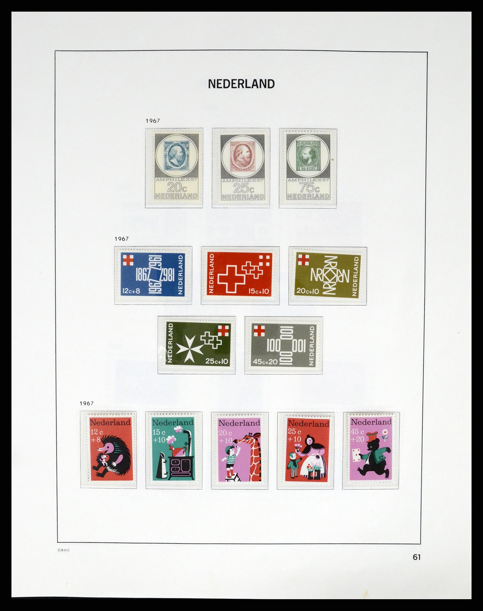 37294 060 - Postzegelverzameling 37294 Nederland 1852-2001.